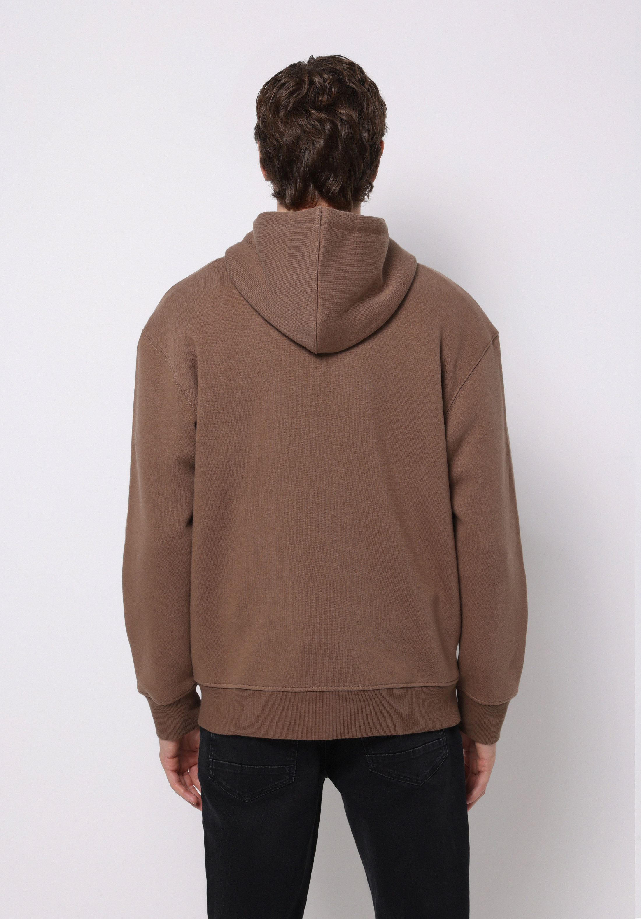 Comfort Fit   Erkek Kahverengi Sweatshirt