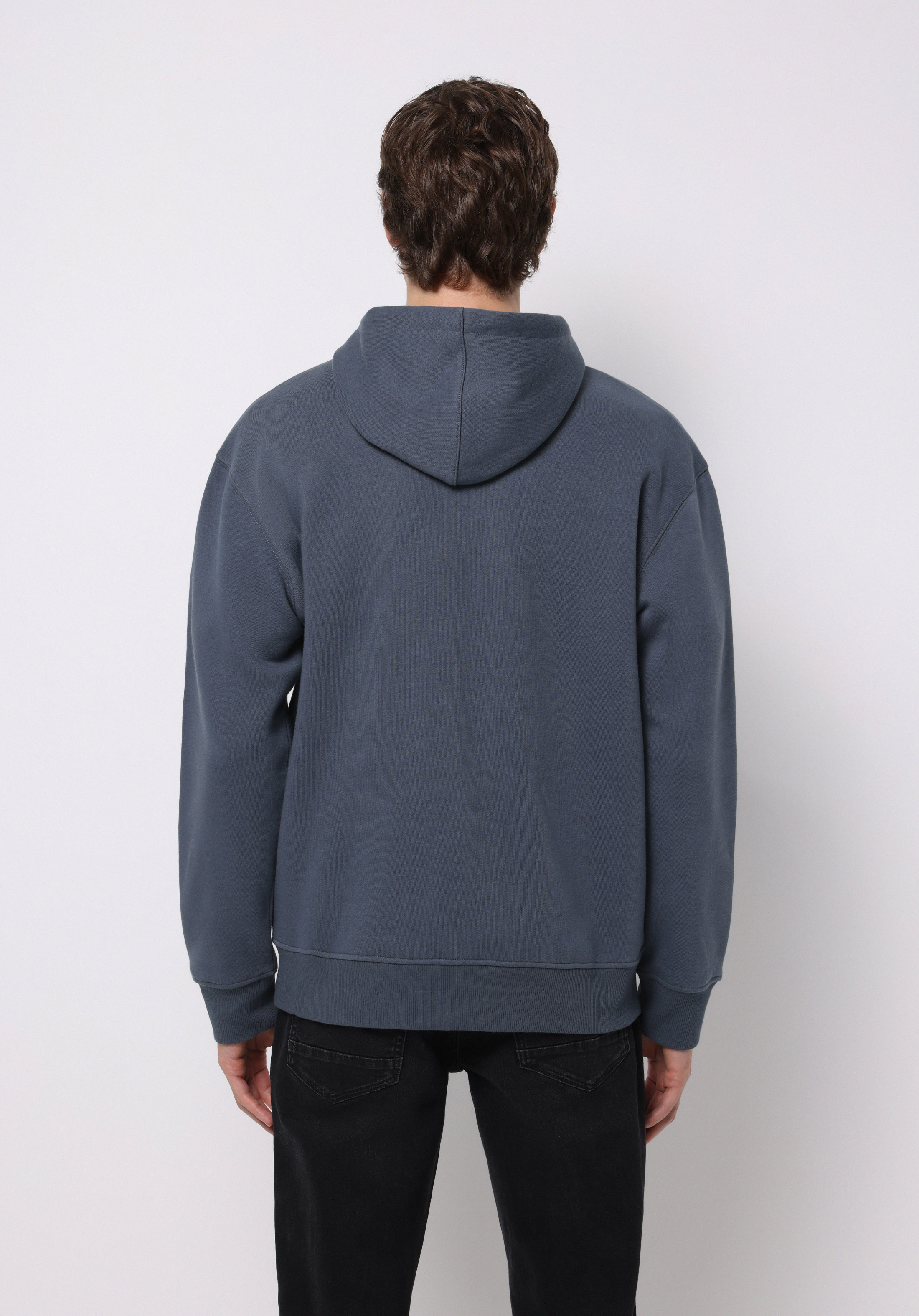 Comfort Fit   Erkek Mavi Sweatshirt