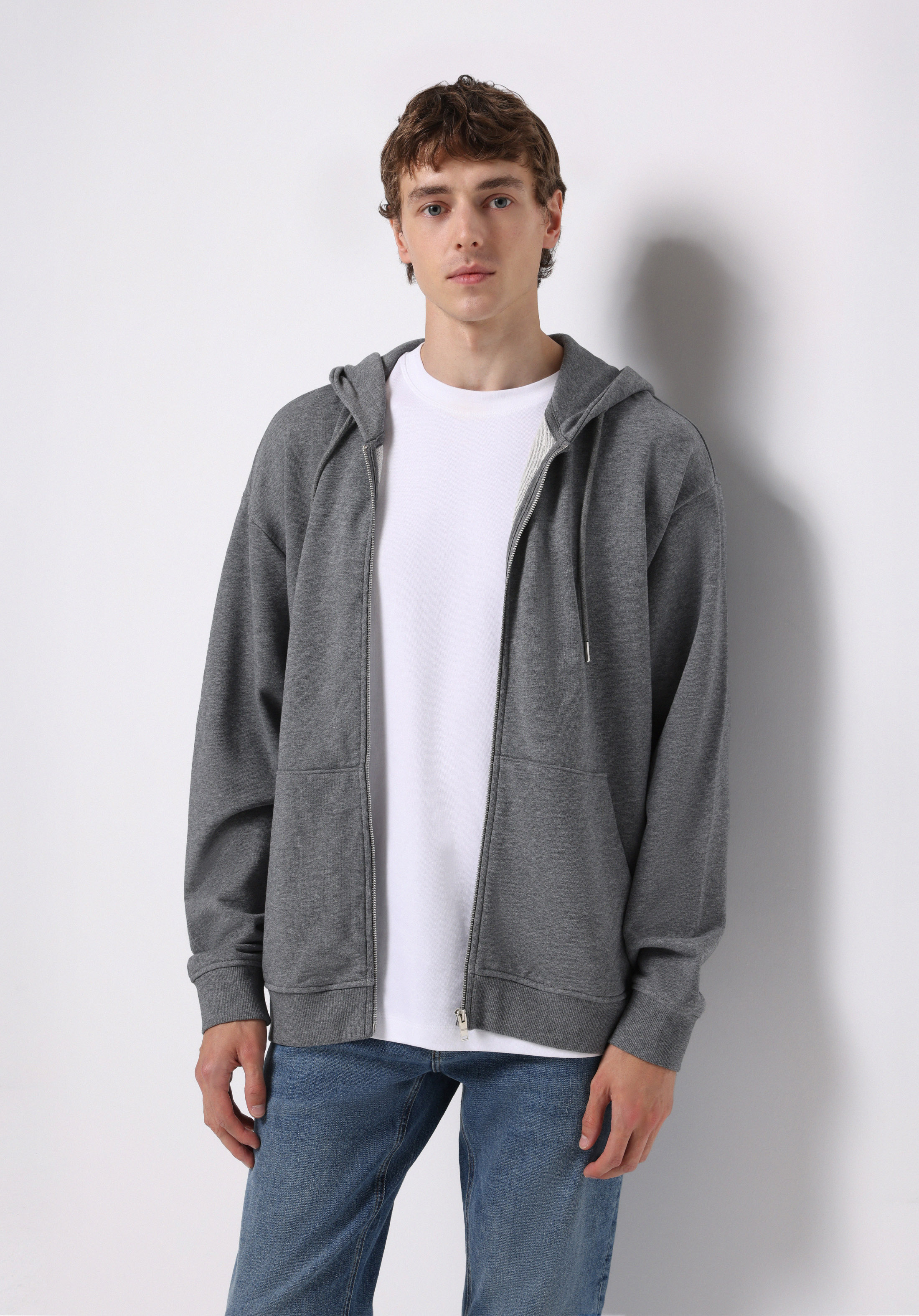 Oversize Fit   Erkek Antrasit Sweatshirt