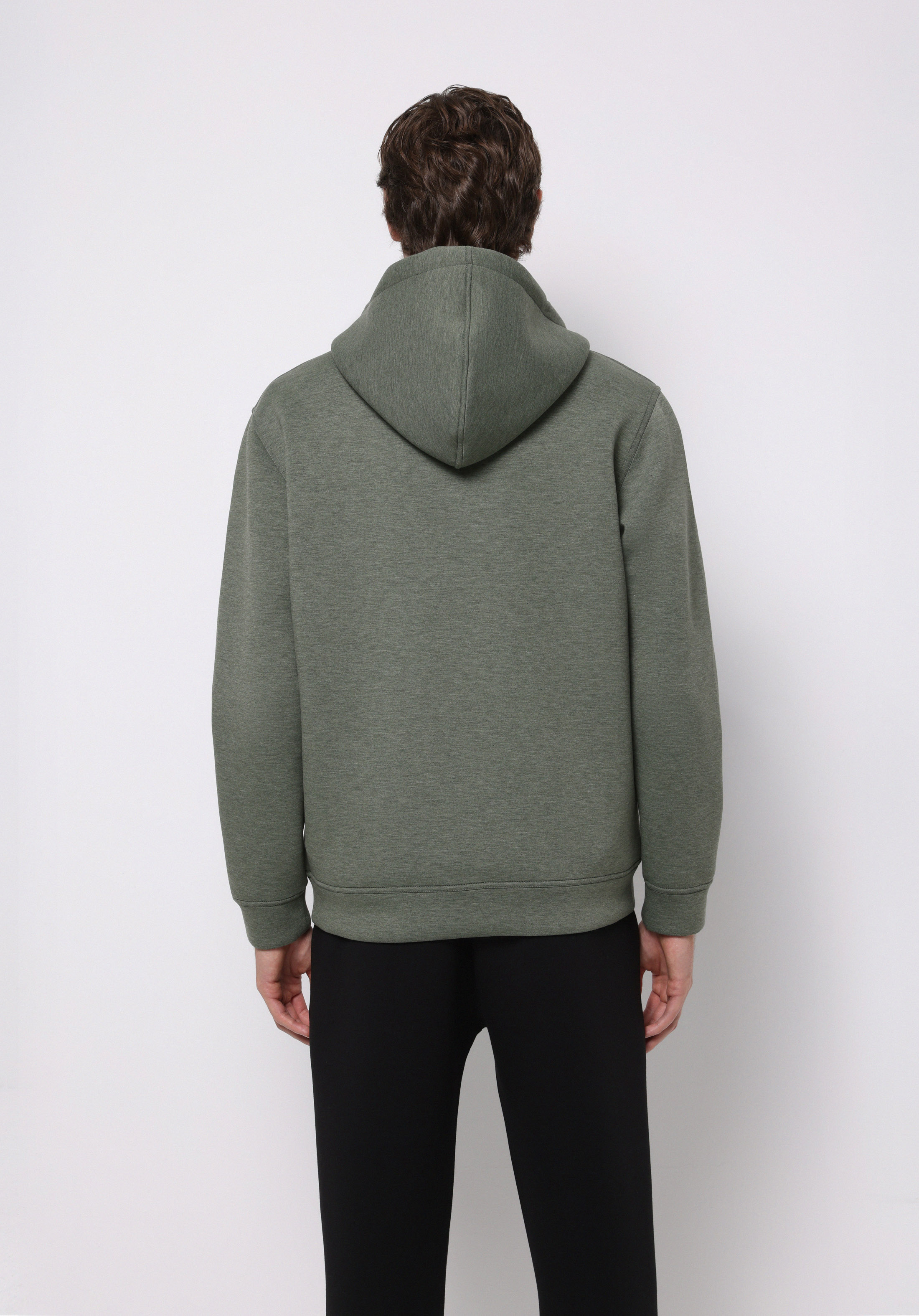 Regular Fit   Erkek Yeşil Sweatshirt