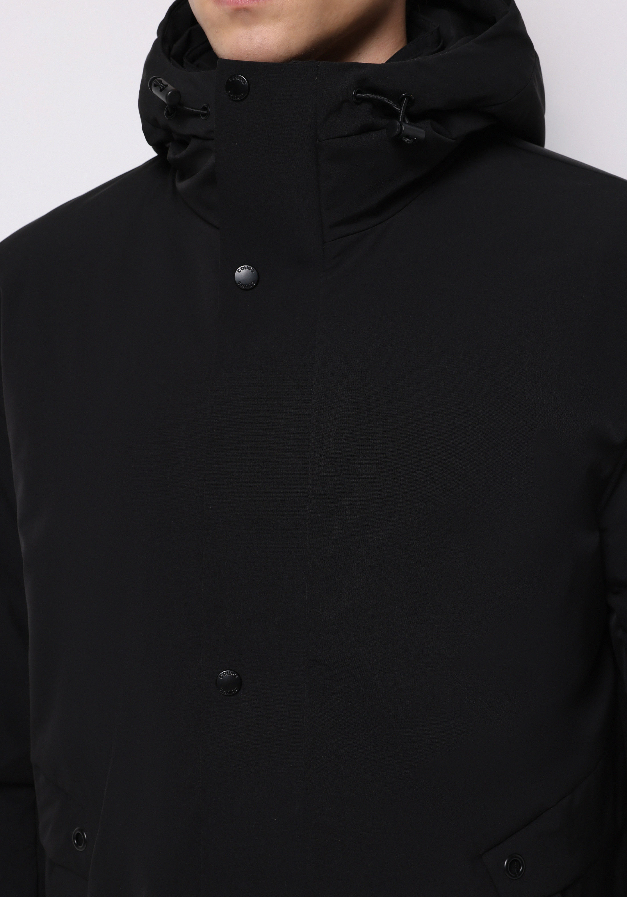 Regular Fit     Erkek Siyah Kaban