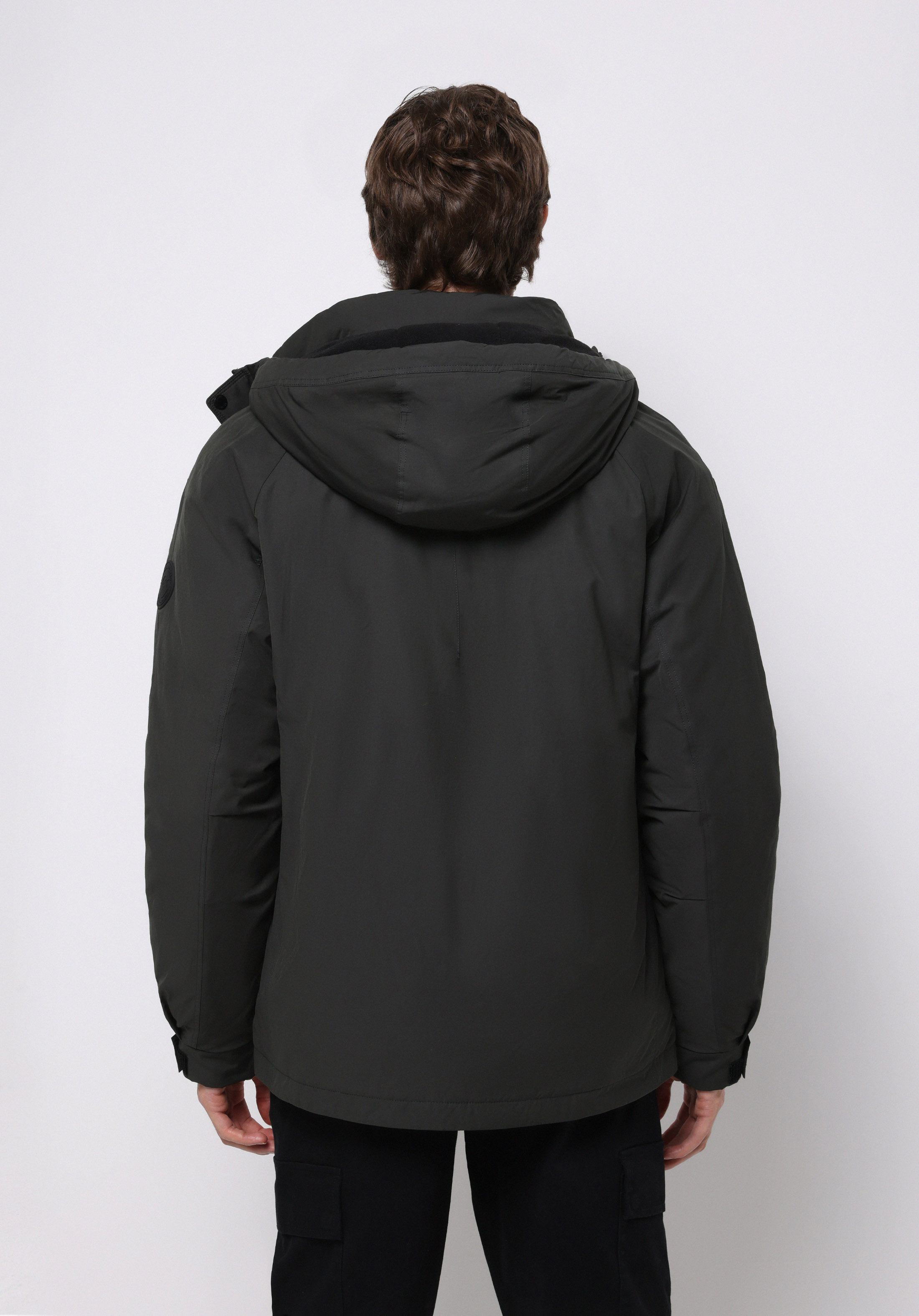 Regular Fit     Erkek Yeşil Mont