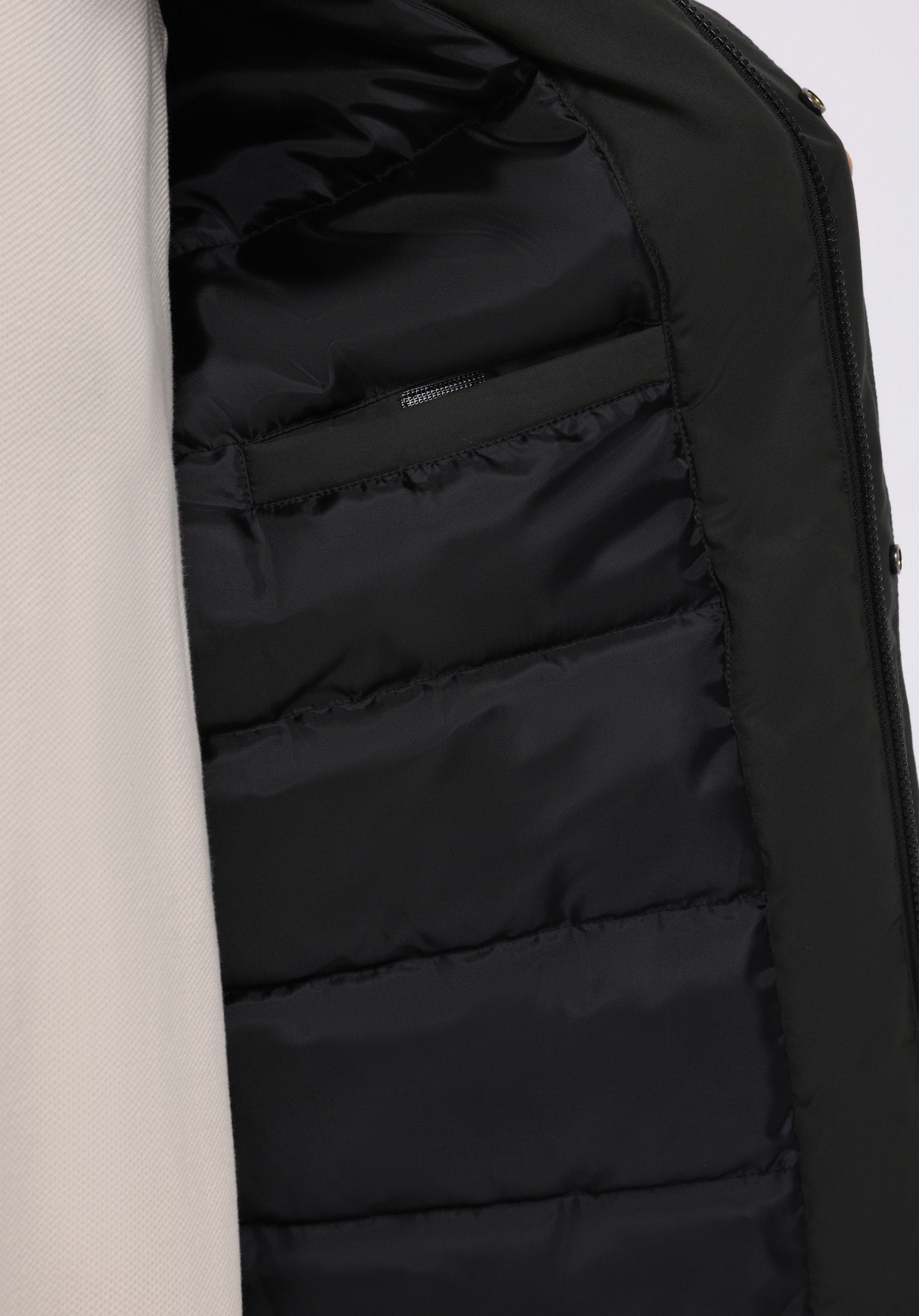 Regular Fit     Erkek Yeşil Mont