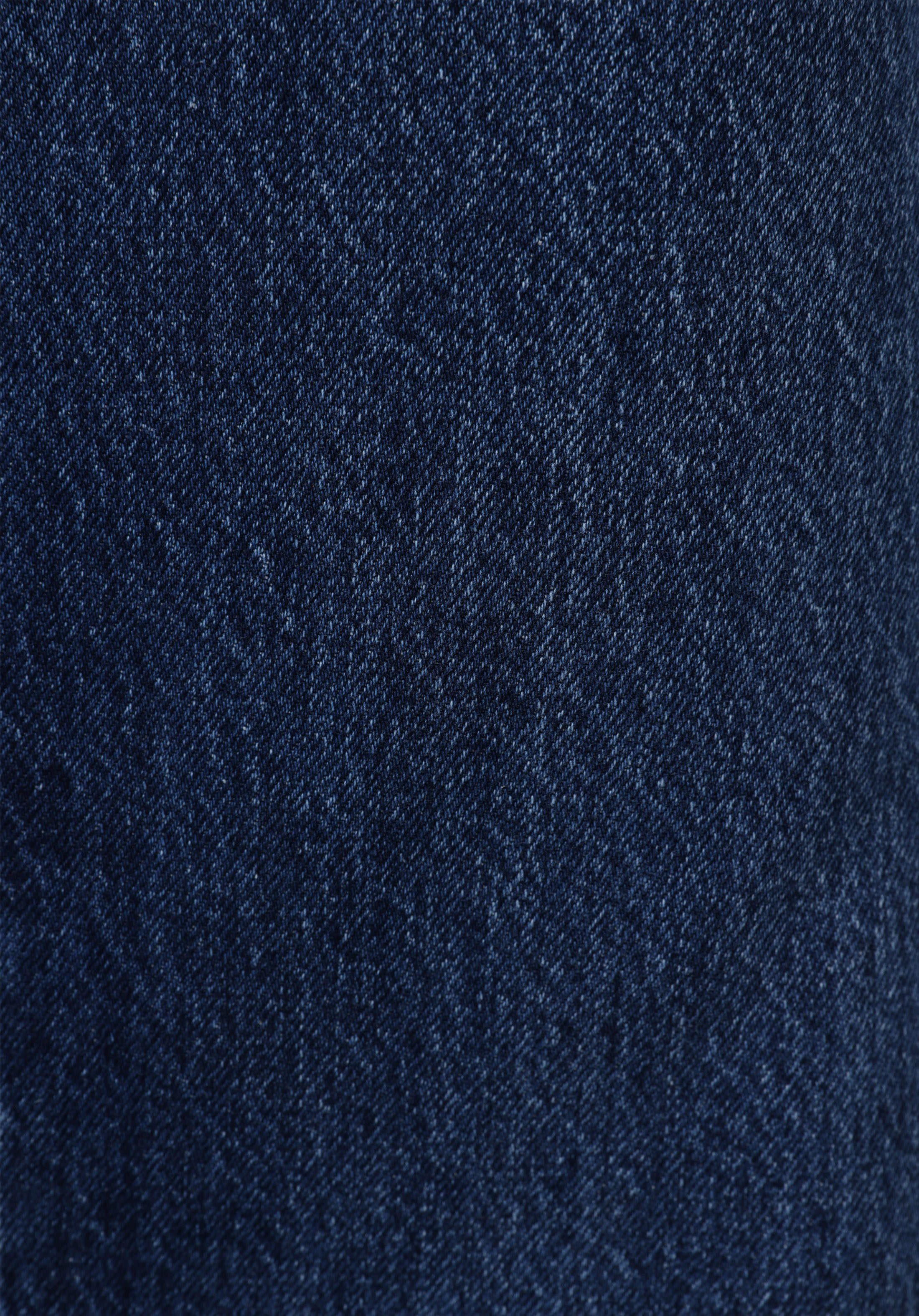 Regular Fit Yüksel Bel Geniş Paça Kadın Koyu İndigo Jean Pantolon