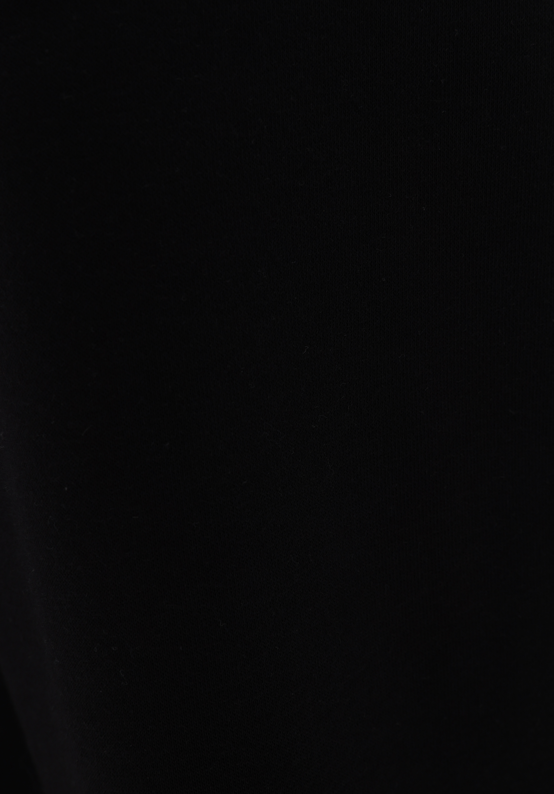 Slim Fit Orta Bel Düz Erkek Siyah Eşofman Altı