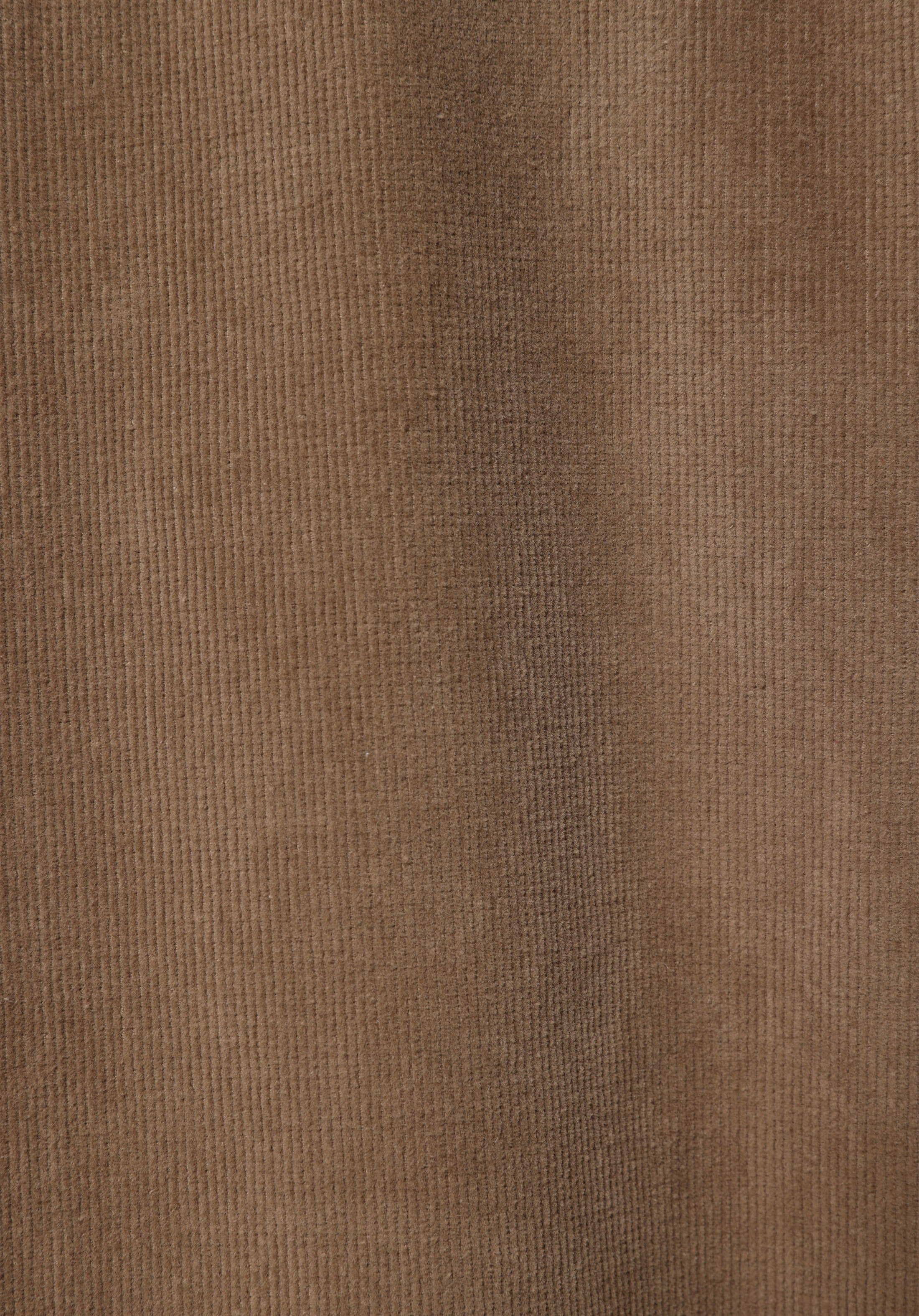 Regular Fit Shirt Neck Düz Kadın Bej Uzun Kol Gömlek