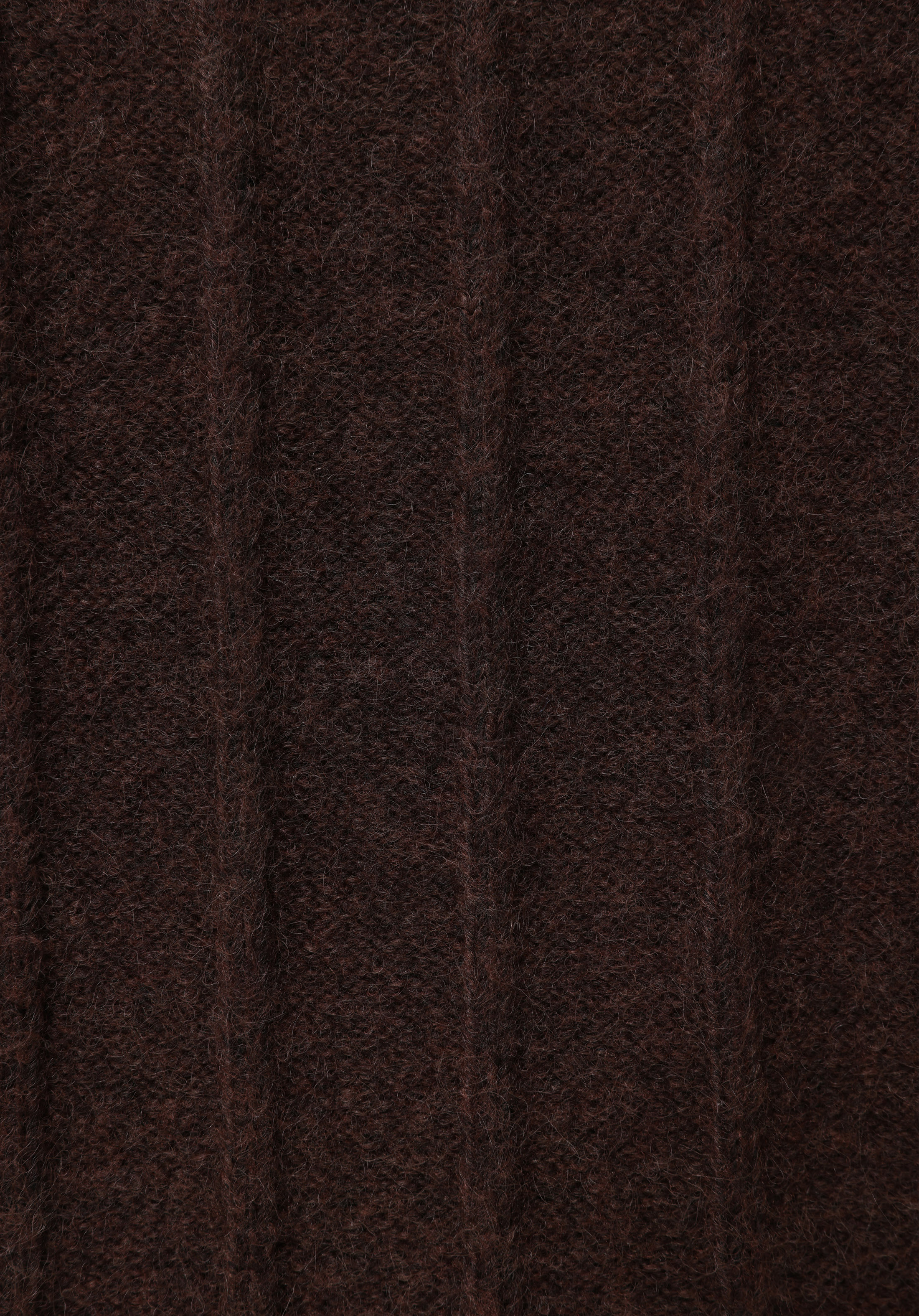 Regular Fit Yarım Balıkçı Yaka Düz Kadın Kahverengi Kazak