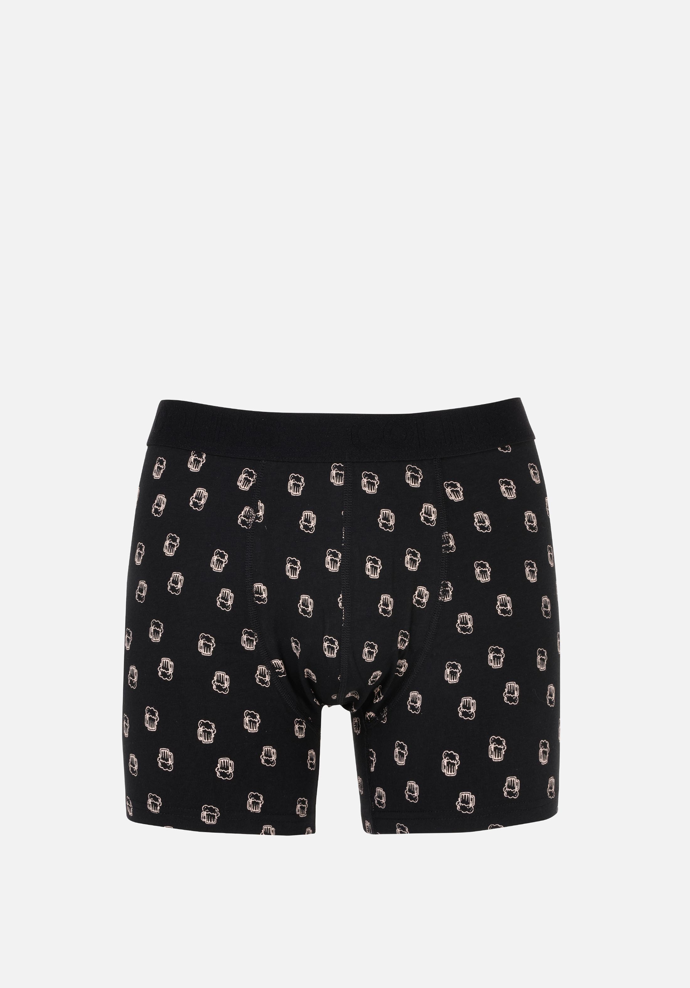 Modern Fit  Erkek Siyah Boxer