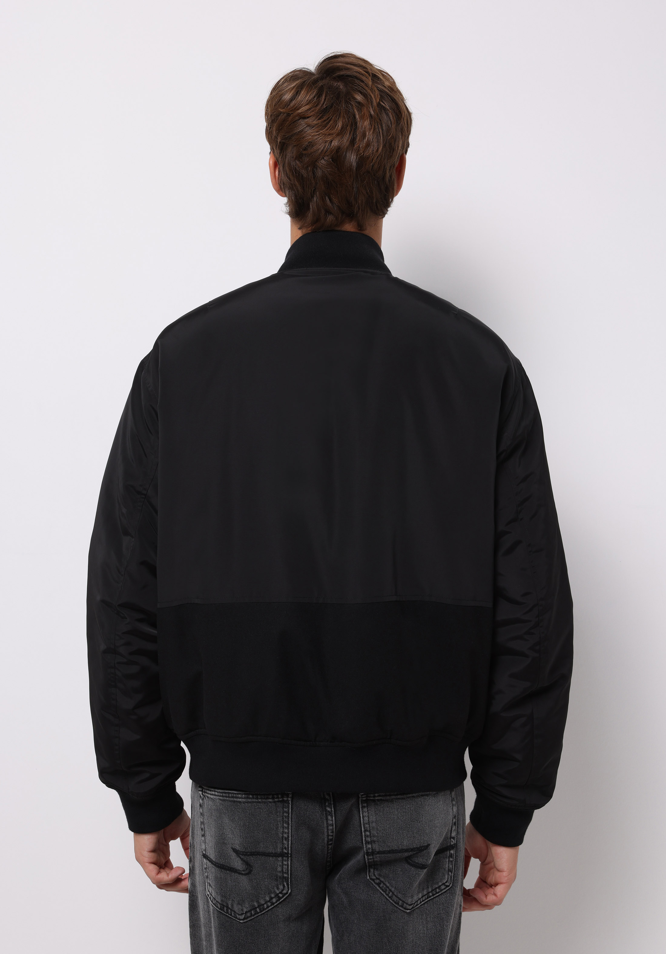 Regular Fit     Erkek Siyah Mont