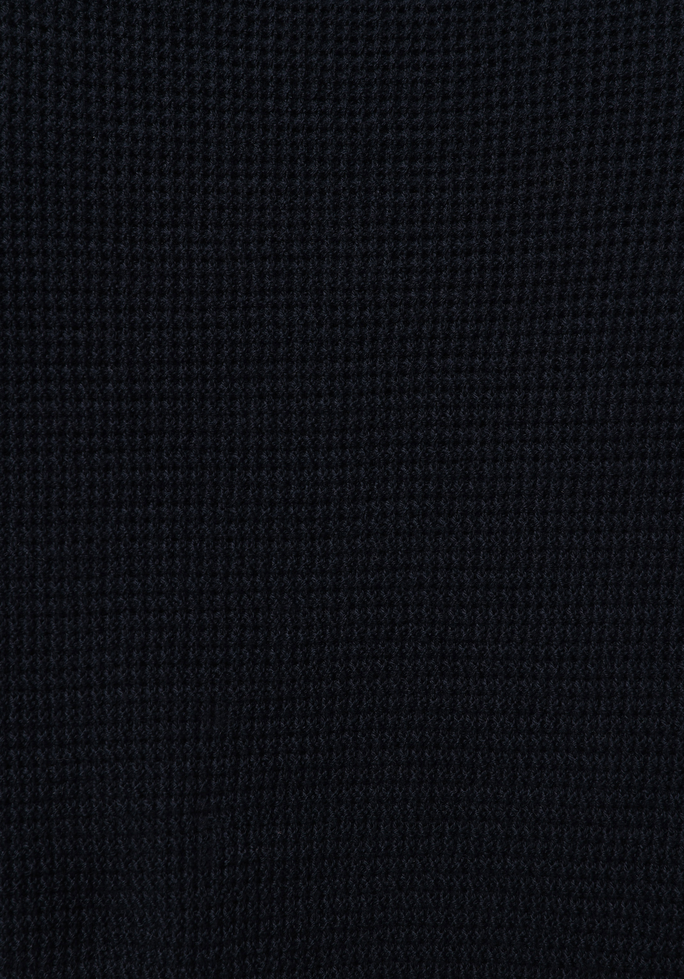 Regular Fit Yuvarlak Yaka Jakarlı Erkek Lacivert Kazak