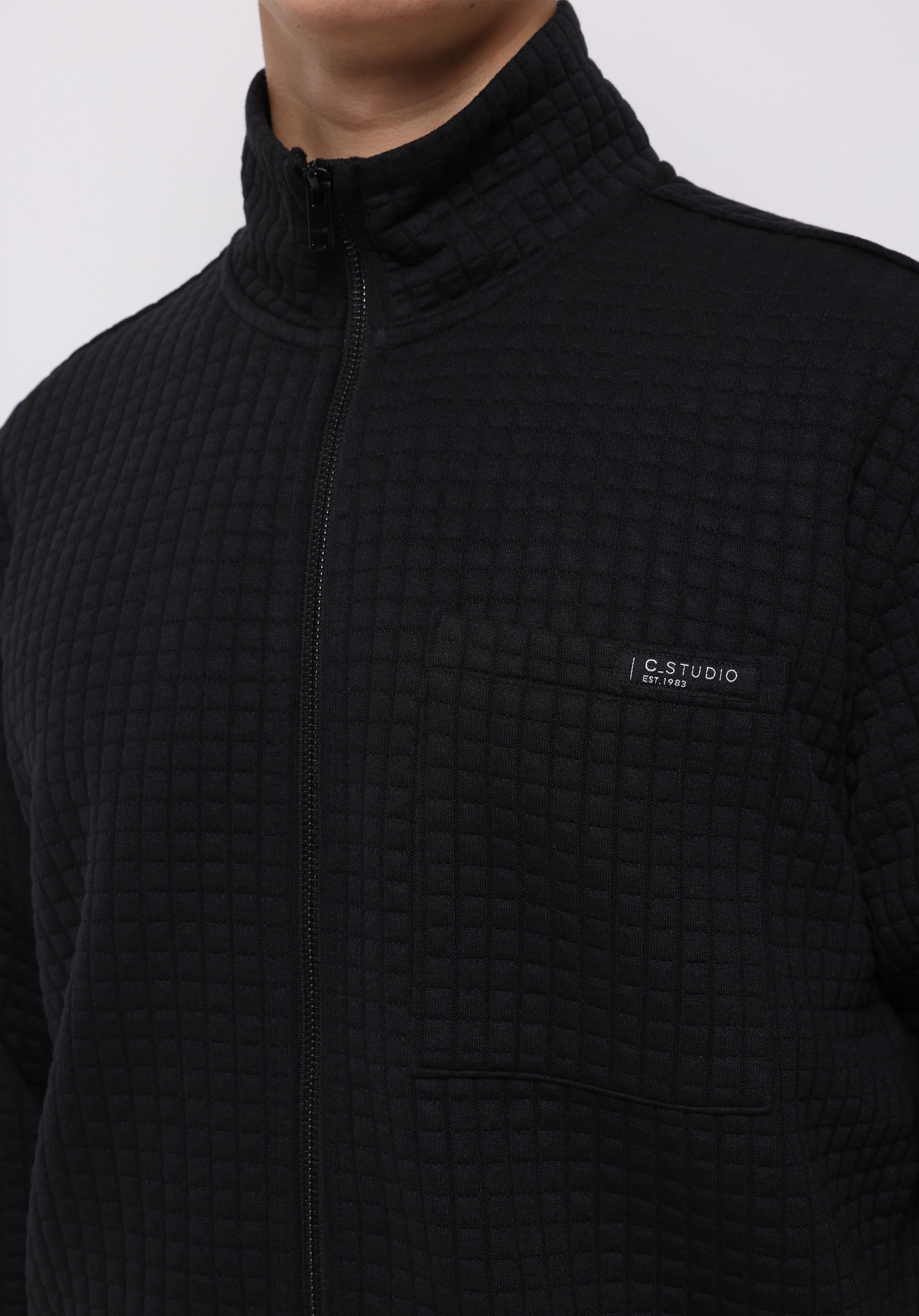 Regular Fit    Erkek Siyah Ceket