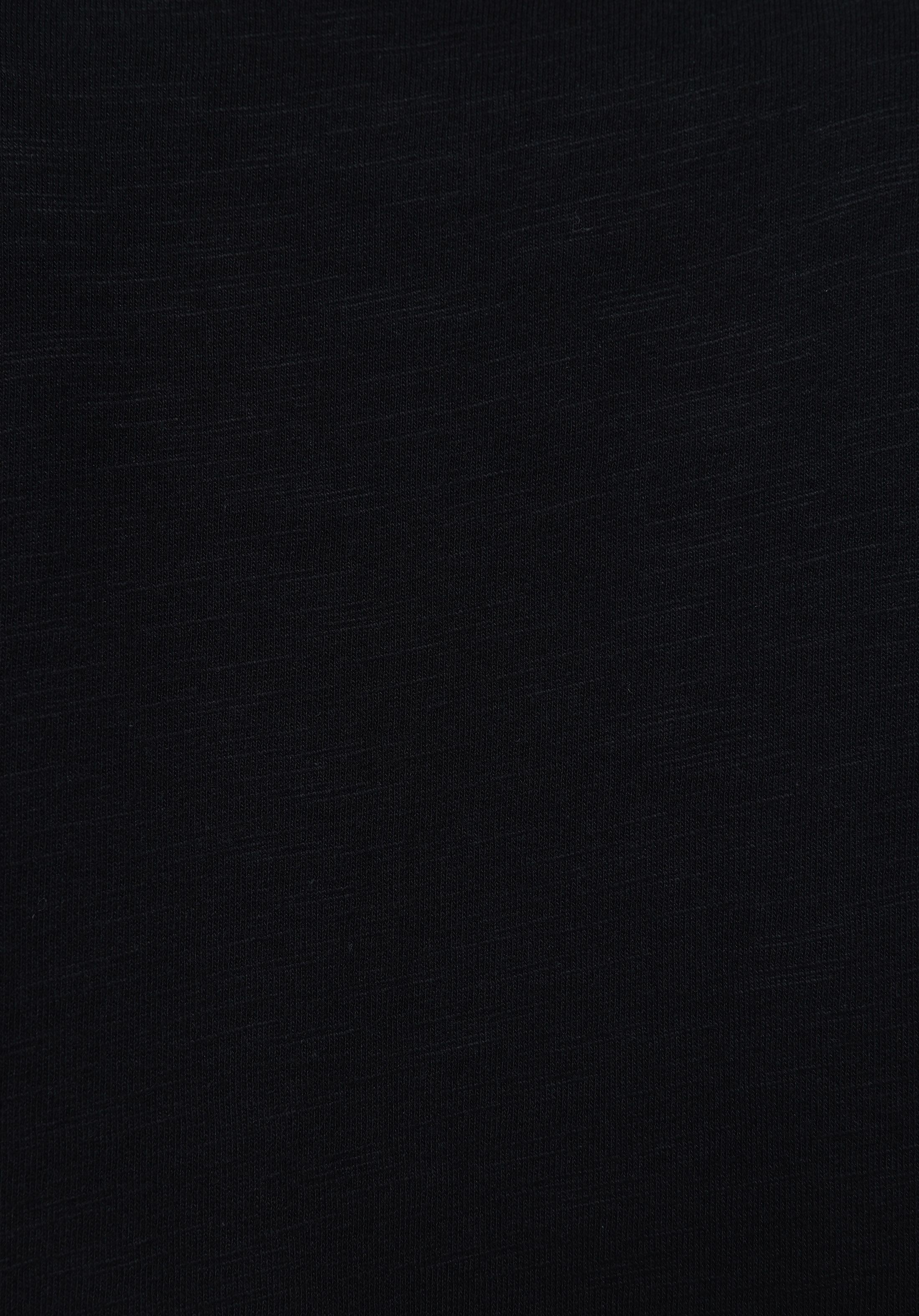 Regular Fit Yuvarlak Yaka Düz Erkek Siyah Uzun Kol Tişört