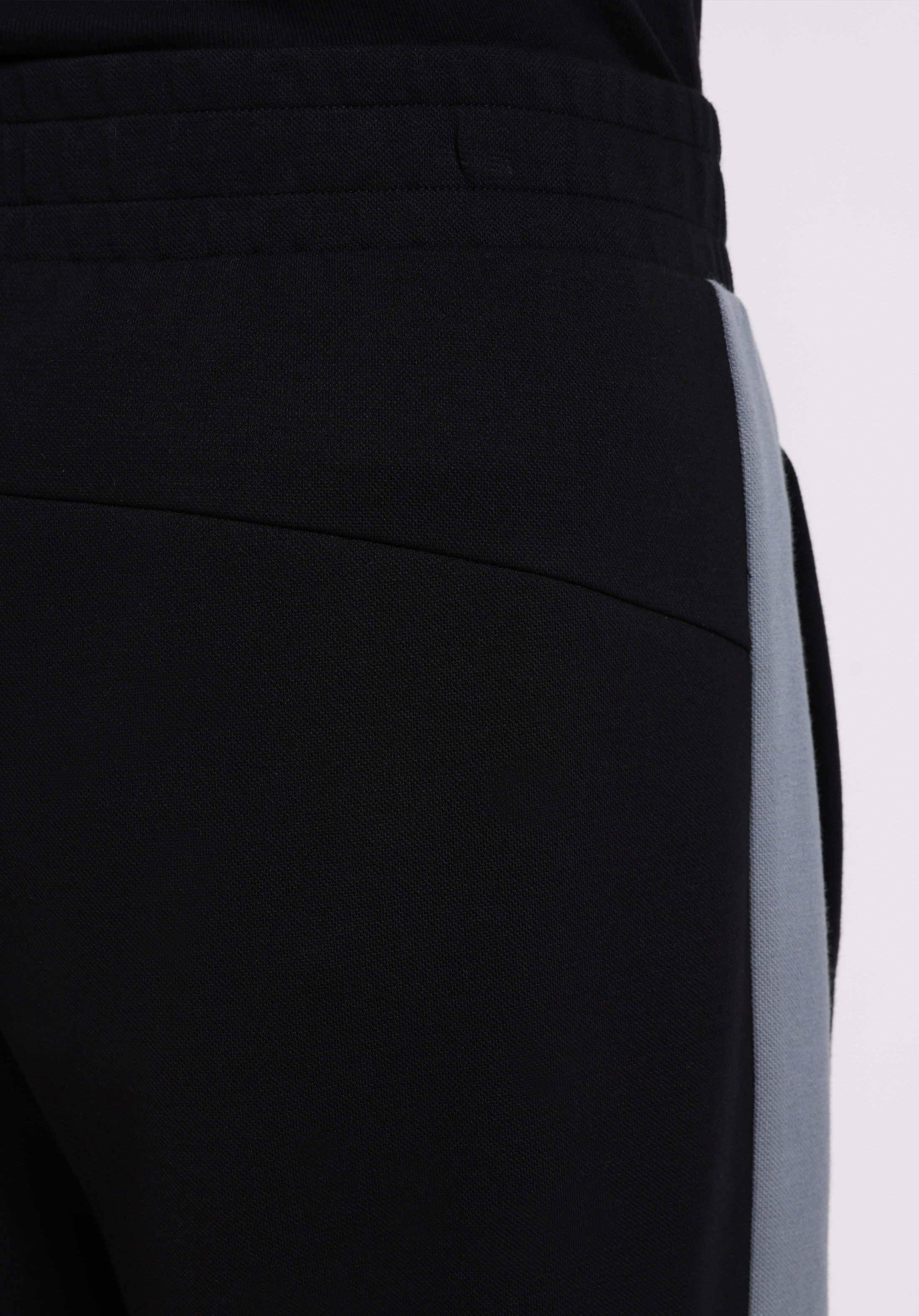 Regular Fit Orta Bel Düz Erkek Siyah Eşofman Altı