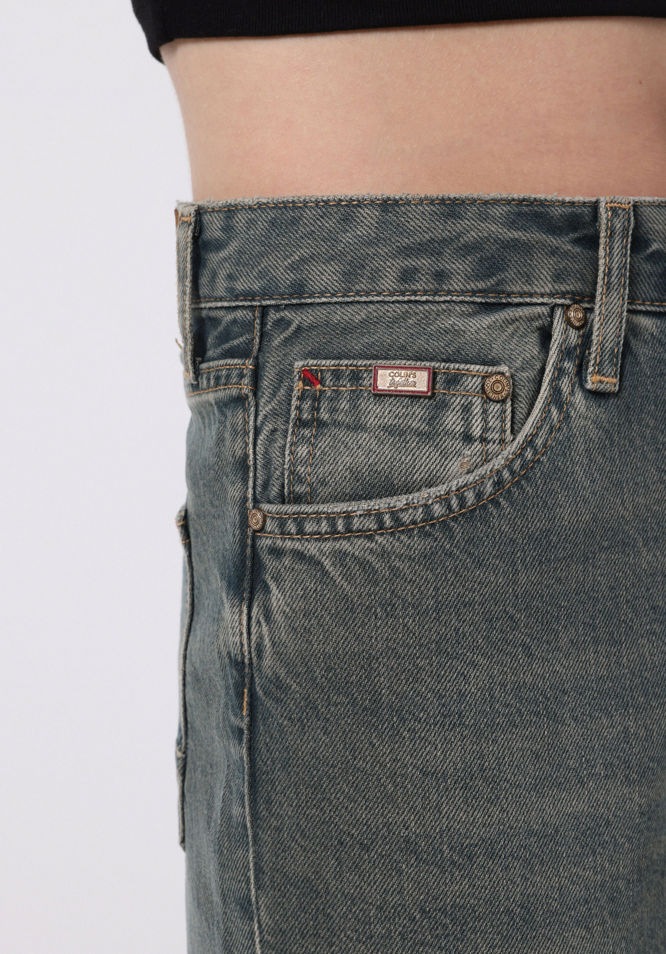 Regular Fit   Kadın İndigo Jean Pantolon