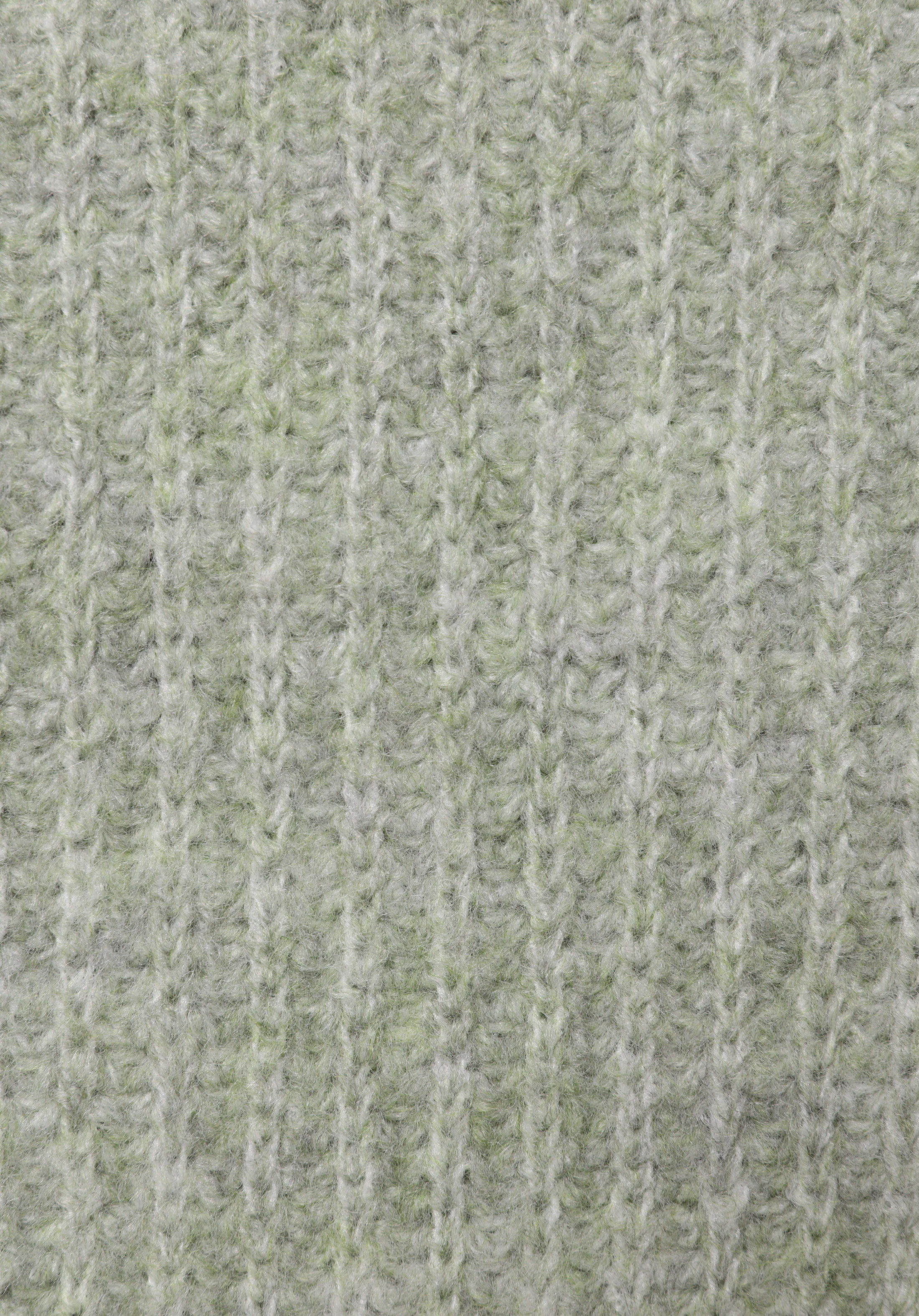 Regular Fit Yuvarlak Yaka Düz Kadın Yeşil Kazak