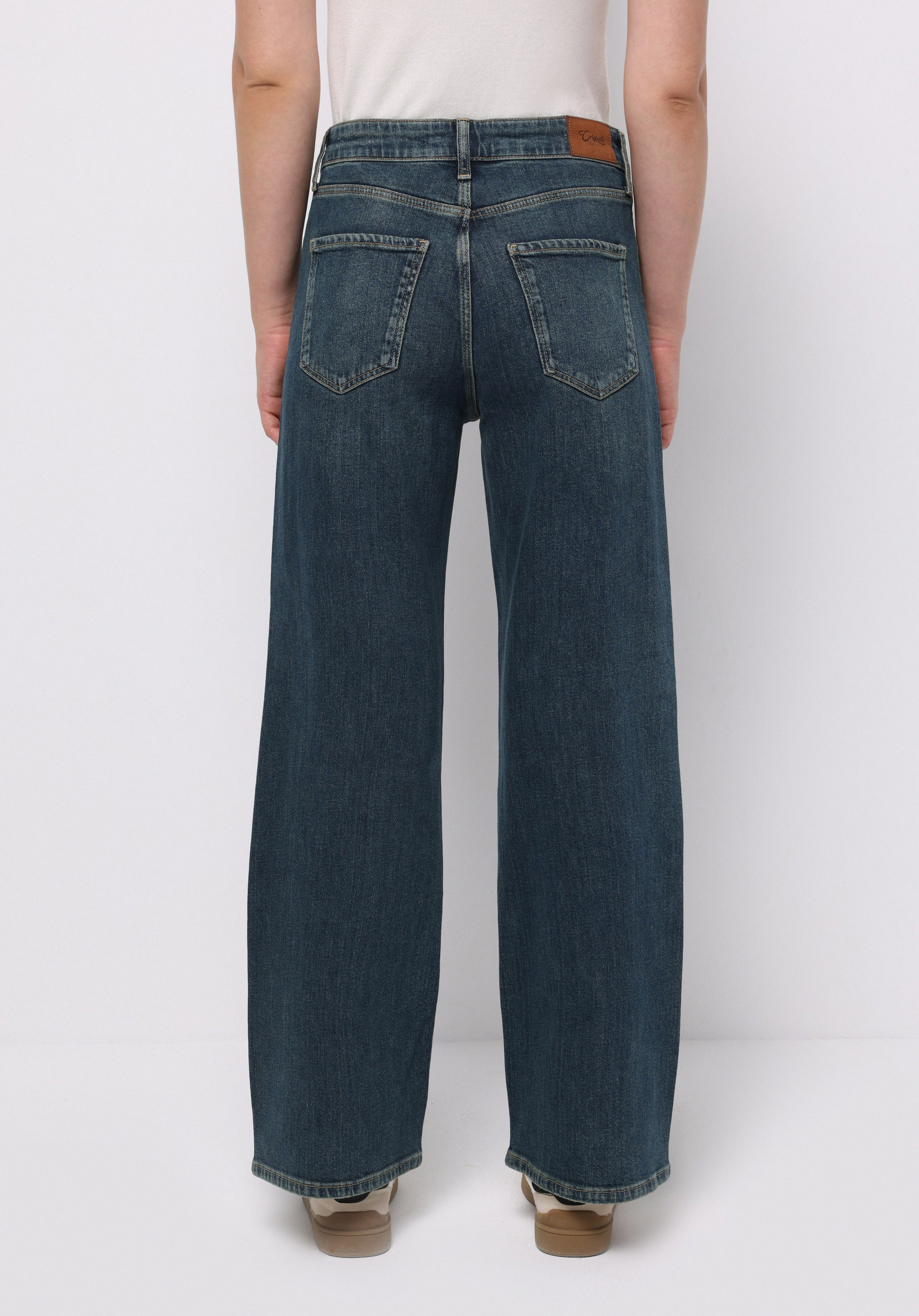 Regular Fit   Kadın İndigo Jean Pantolon