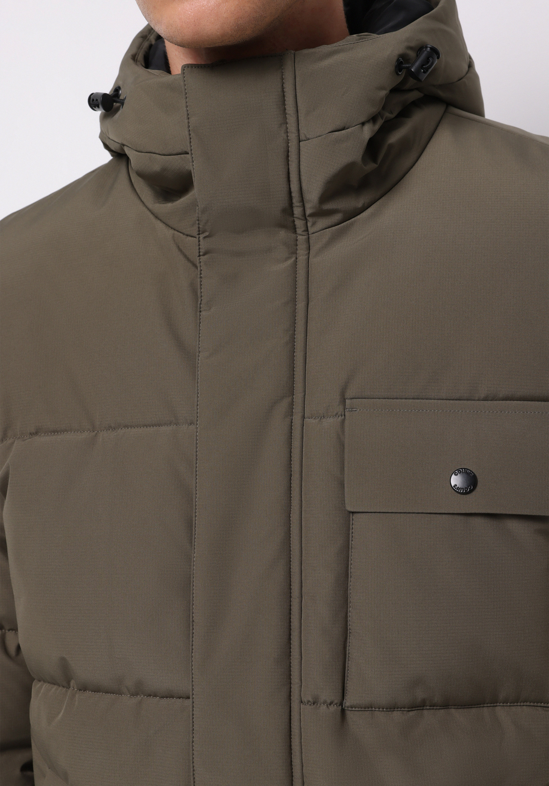 Regular Fit     Erkek Yeşil Kaban