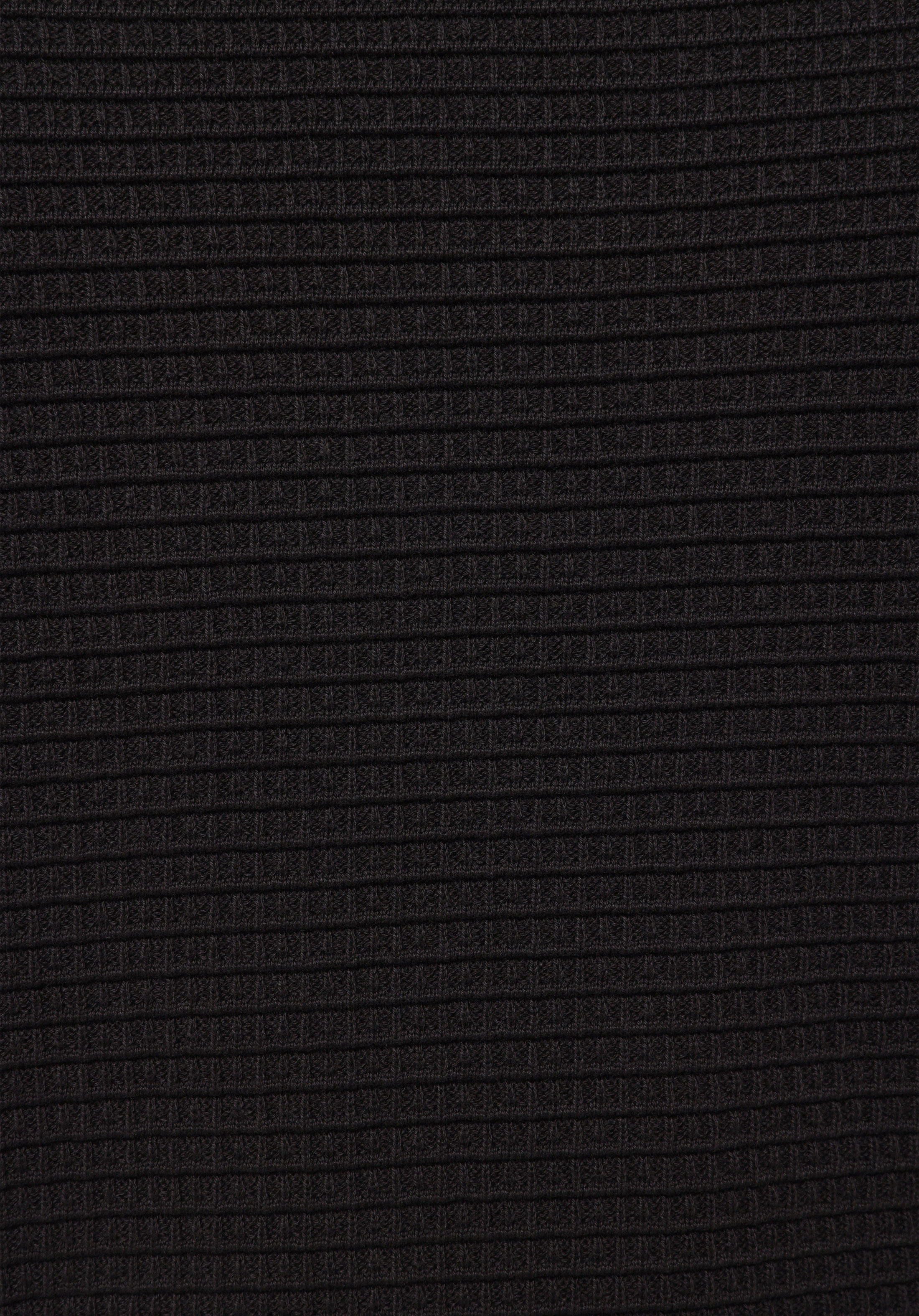 Regular Fit Yuvarlak Yaka Jakarlı Erkek Antrasit Kazak