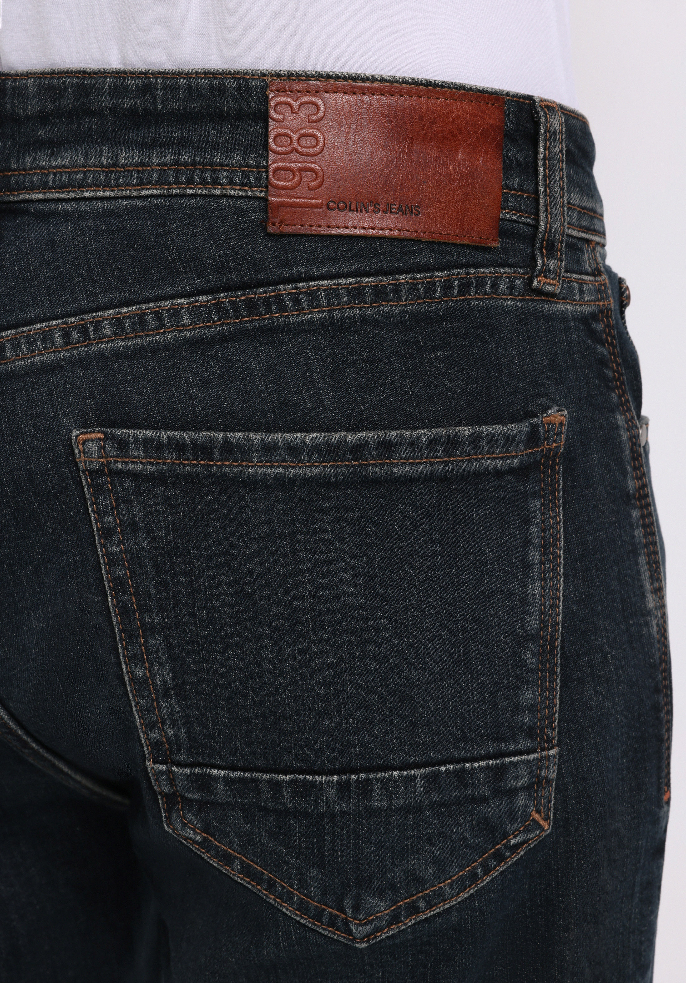 Regular Fit   Erkek İndigo Jean Pantolon