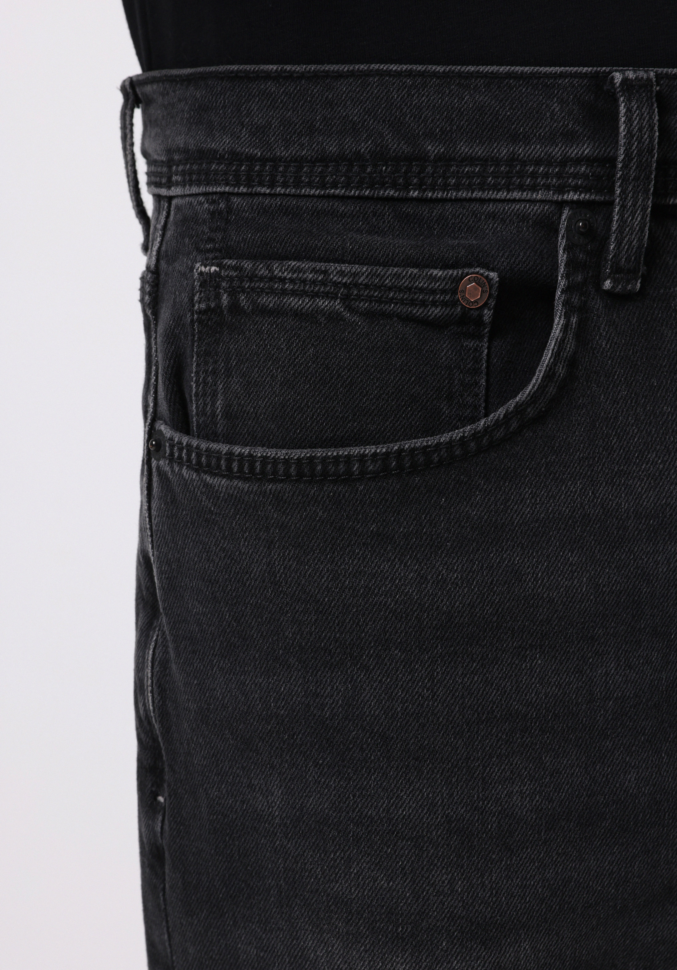 Balloon Fit   Erkek Siyah Jean Pantolon