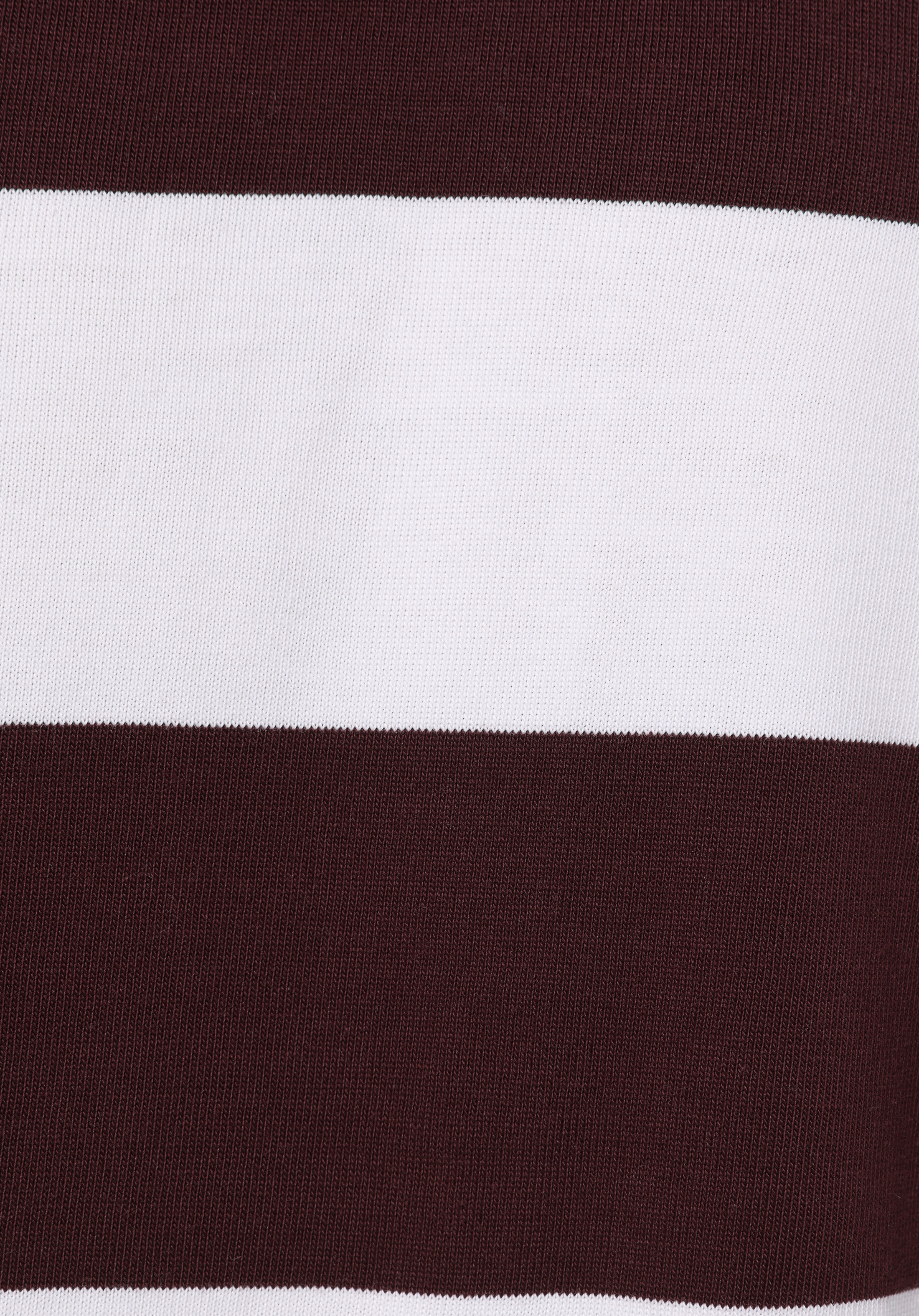 Regular Fit Polo Yaka Çizgili Kadın Mor Kısa Kol Tişört
