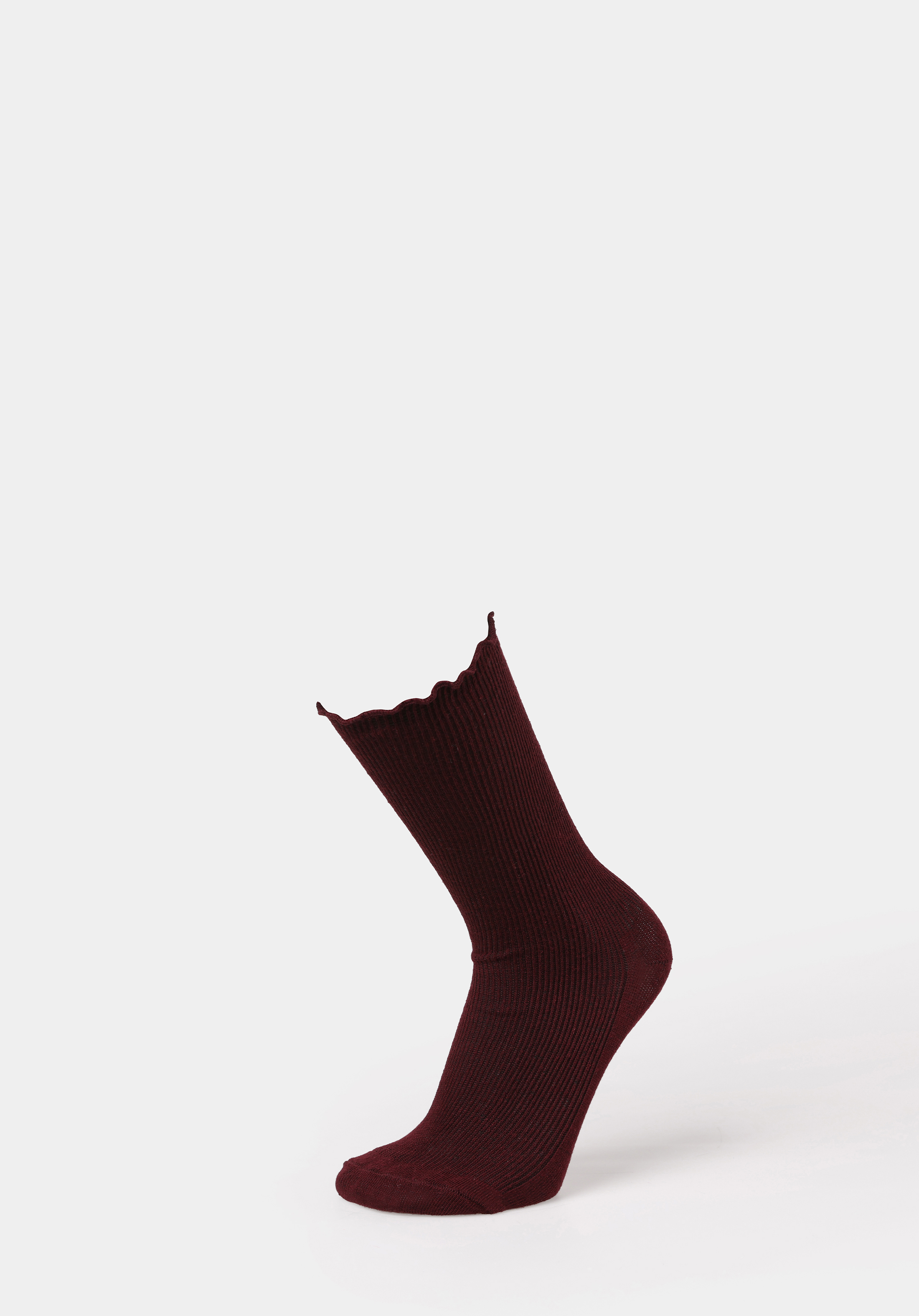 Kadın Bordo Çorap
