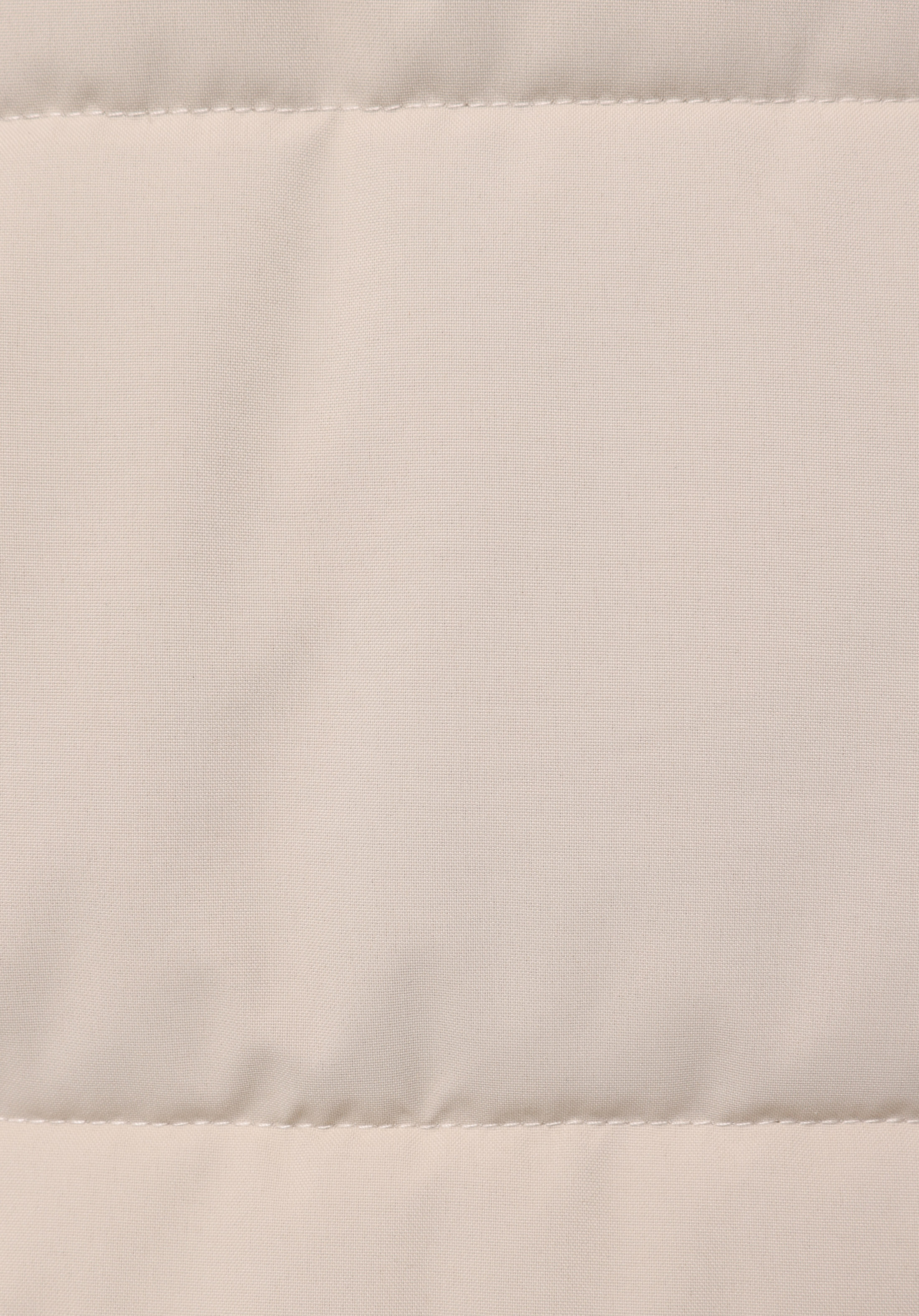 Regular Fit Kapüşonlu Fermuarlı Astarlı Suya Dayanıklı Kadın Ekru Kaban