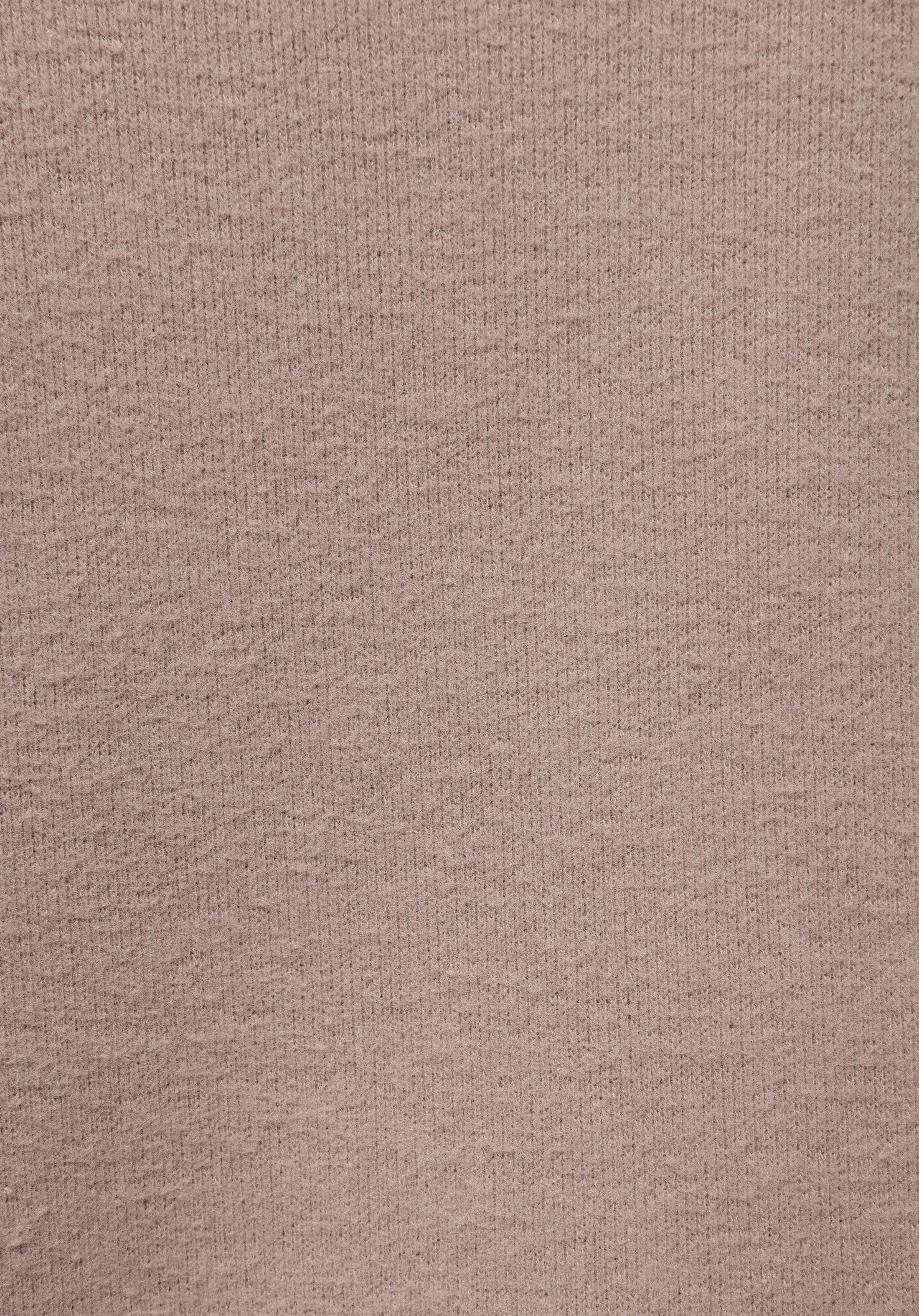 Regular Fit Yuvarlak Yaka Düz Kadın Bej Tişört