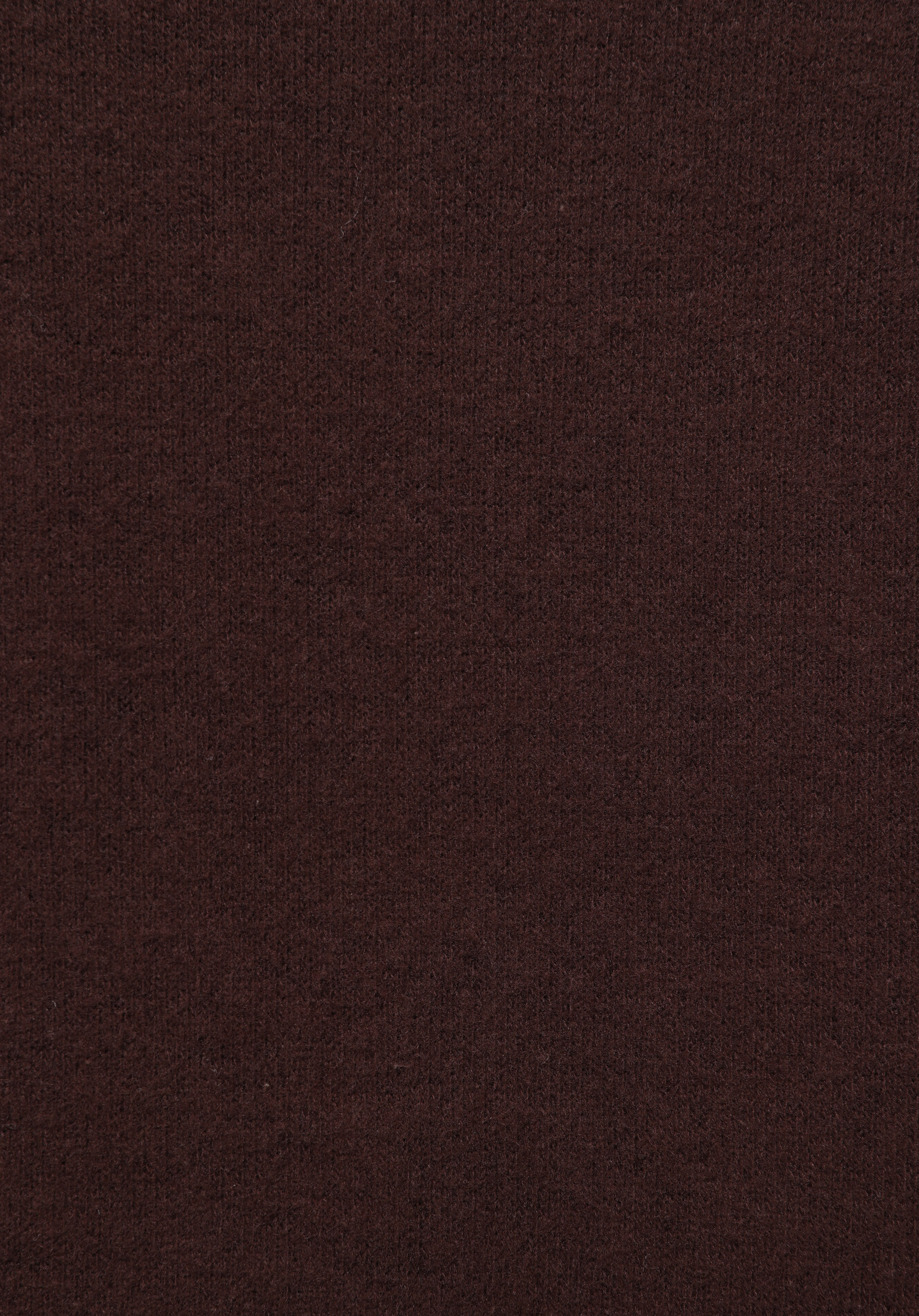 Regular Fit Yuvarlak Yaka Düz Kadın Kahverengi Tişört