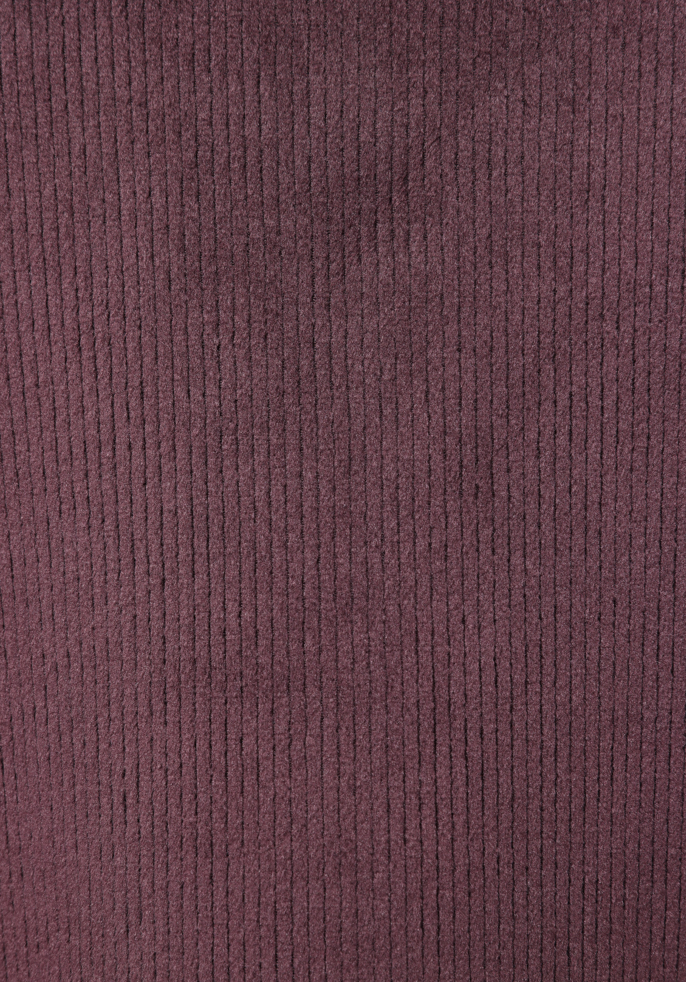 Regular Fit Yuvarlak Yaka Sloganlı Kadın Mor Sweatshirt