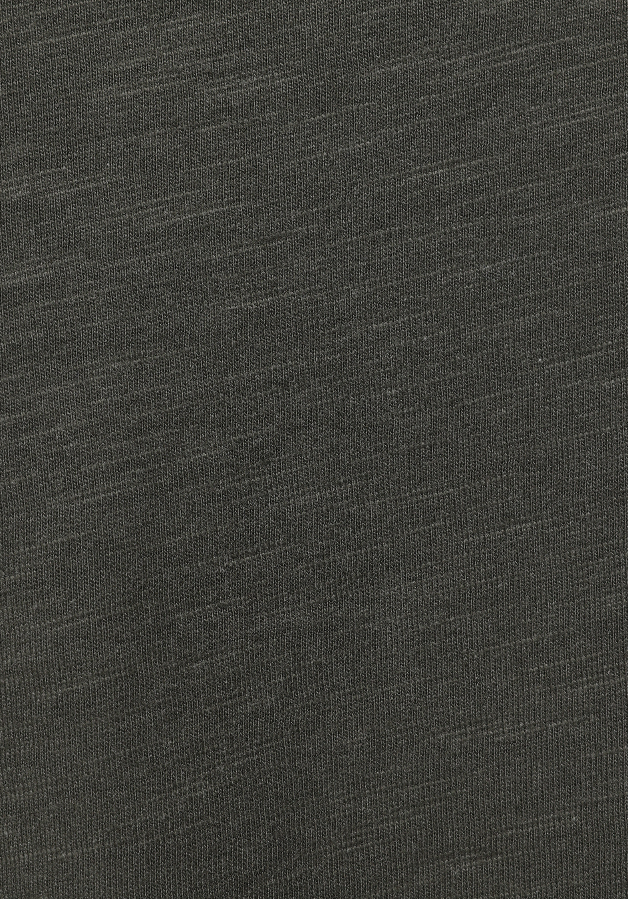 Regular Fit Yuvarlak Yaka Düz Erkek Yeşil Uzun Kol Tişört