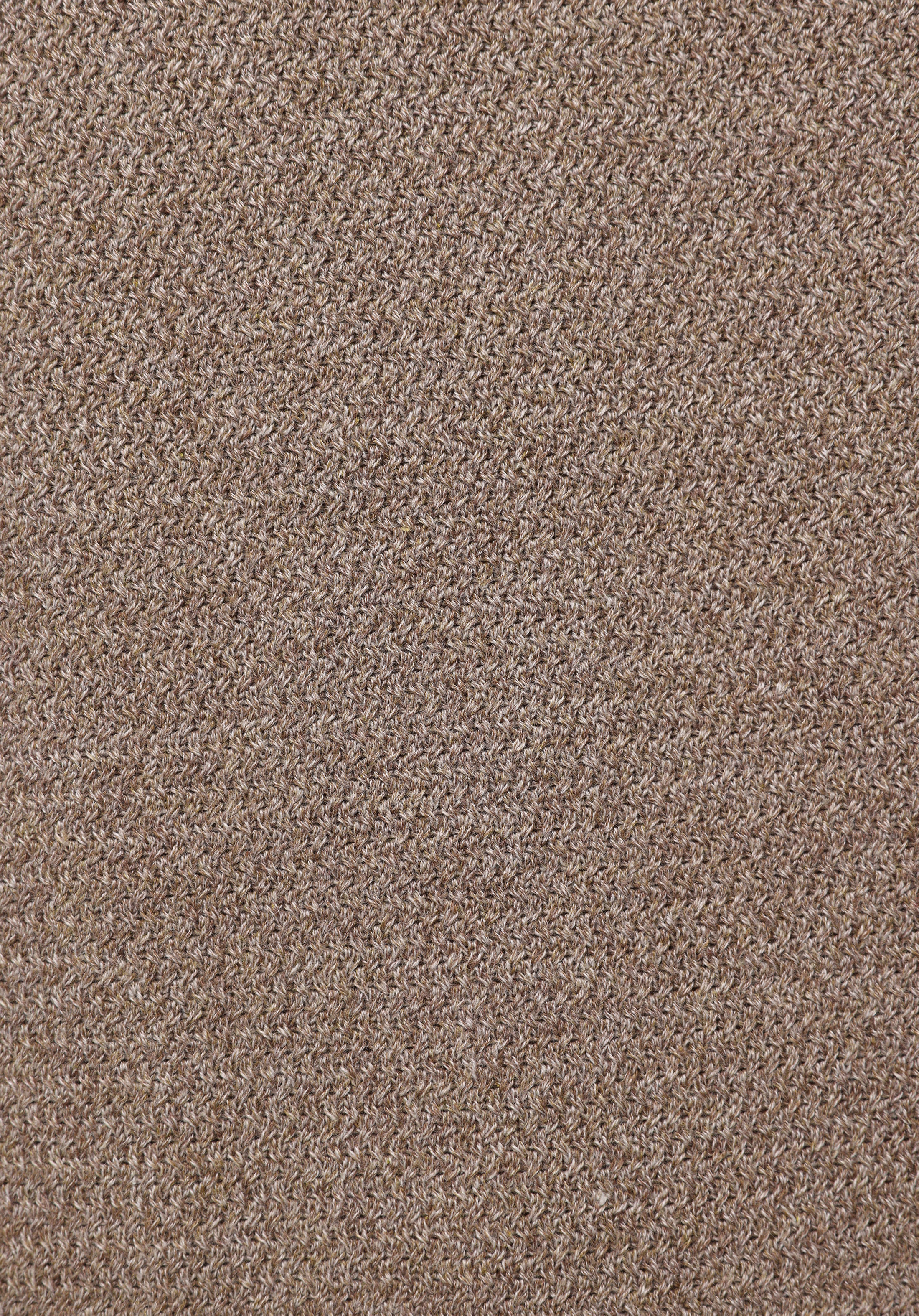 Regular Fit Yuvarlak Yaka Jakarlı Erkek Bej Kazak