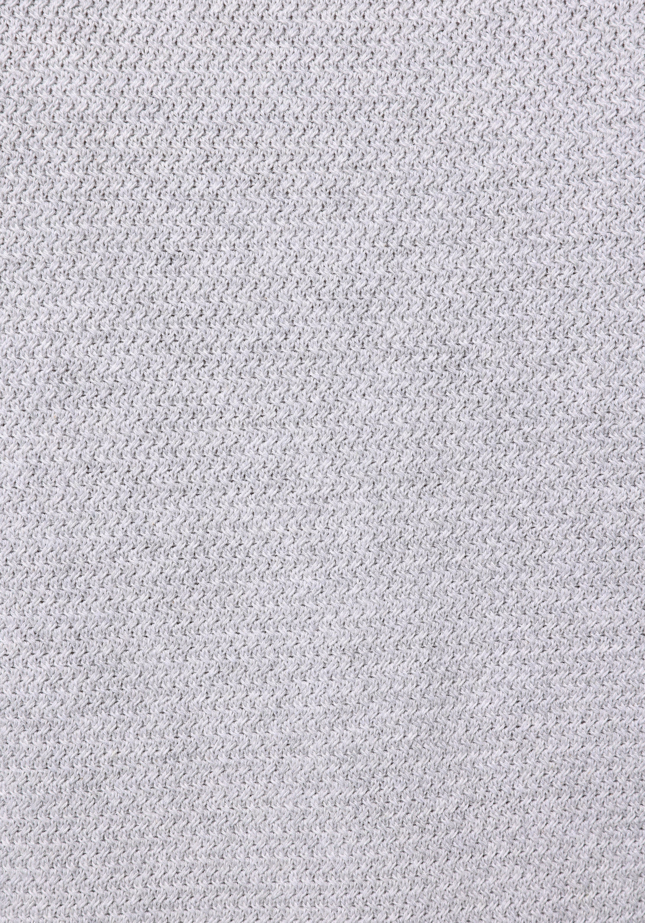 Regular Fit Yuvarlak Yaka Jakarlı Erkek Gri Kazak