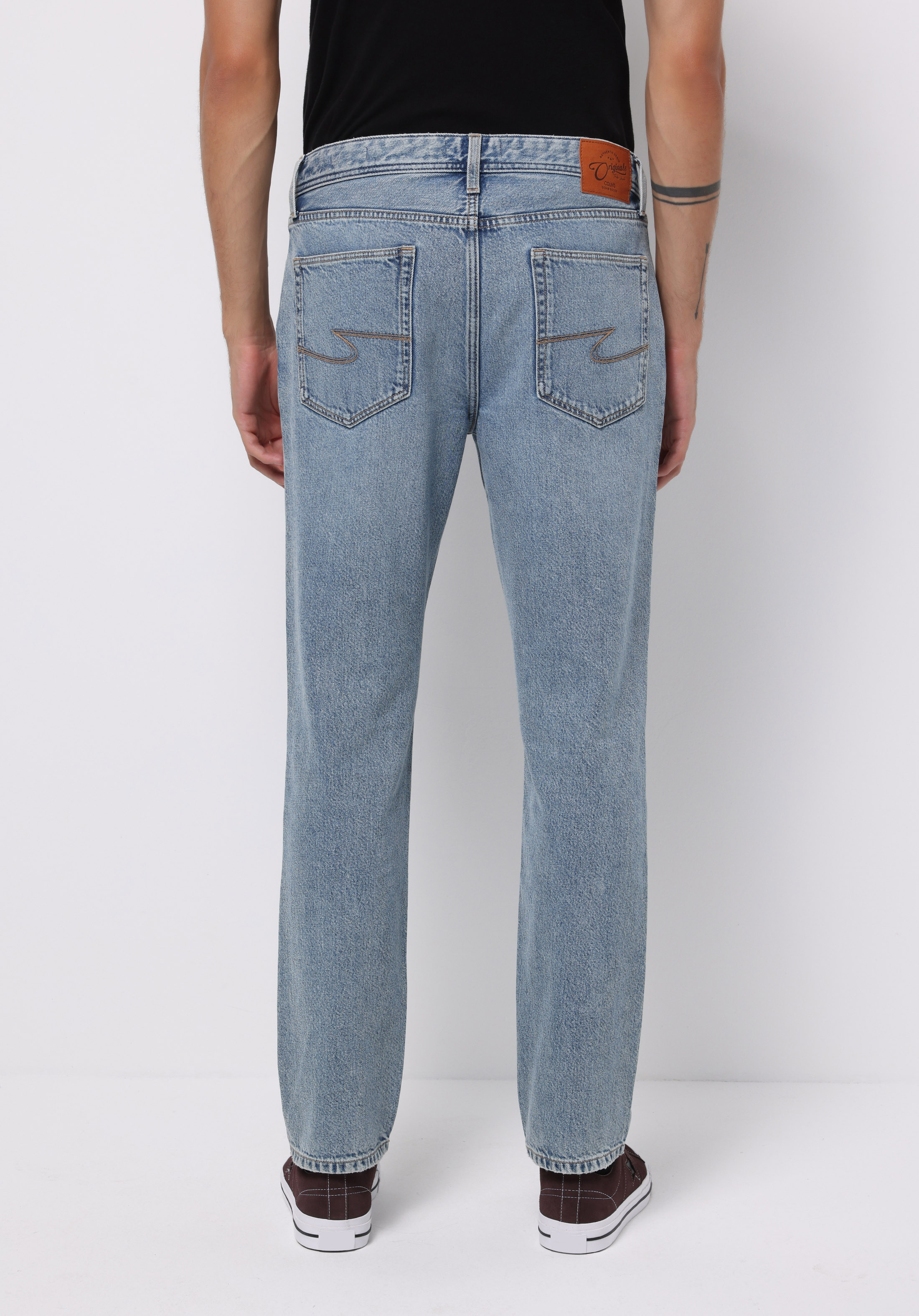 Regular Fit   Erkek İndigo Jean Pantolon