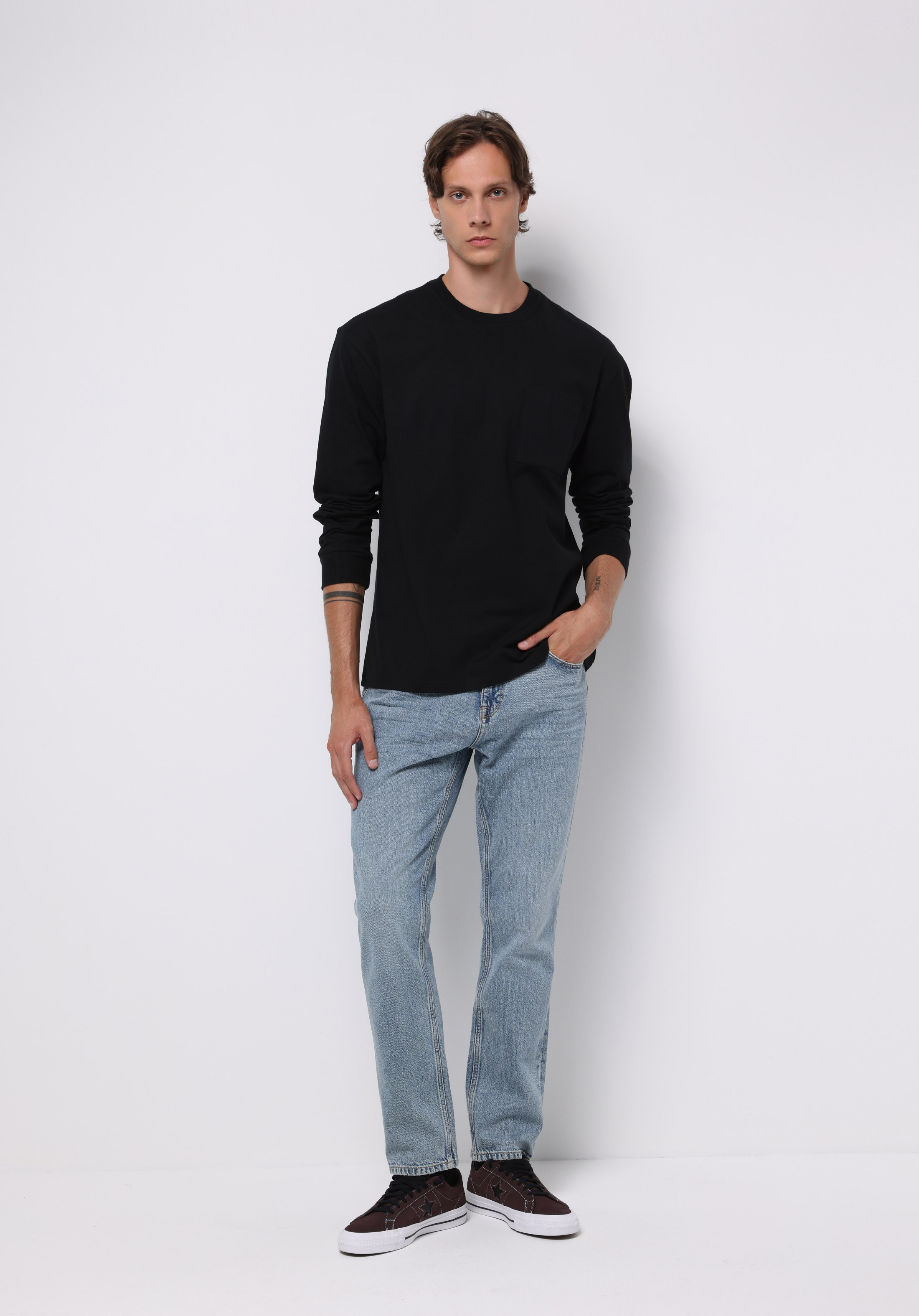 Regular Fit   Erkek İndigo Jean Pantolon