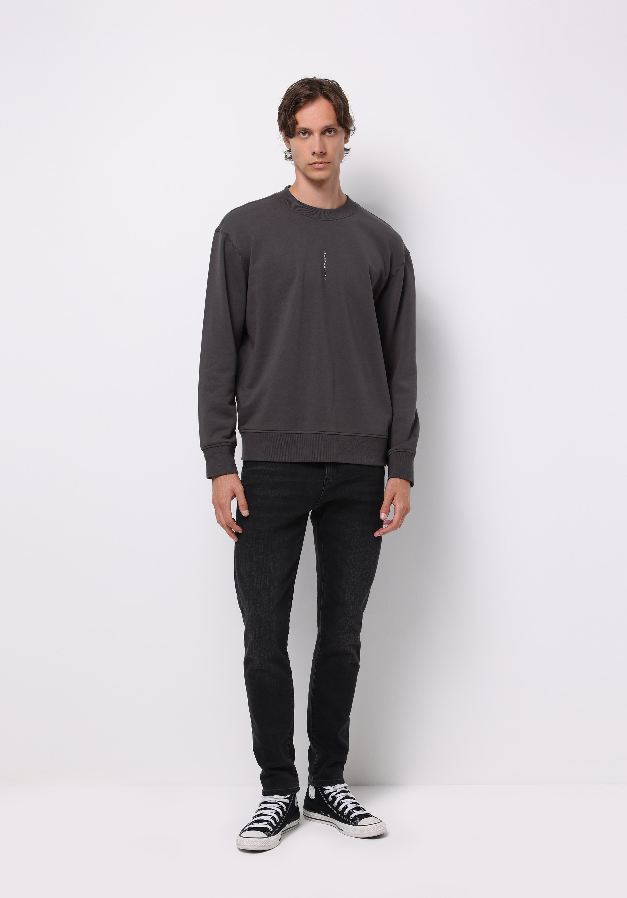 Slim Fit   Erkek Siyah Jean Pantolon