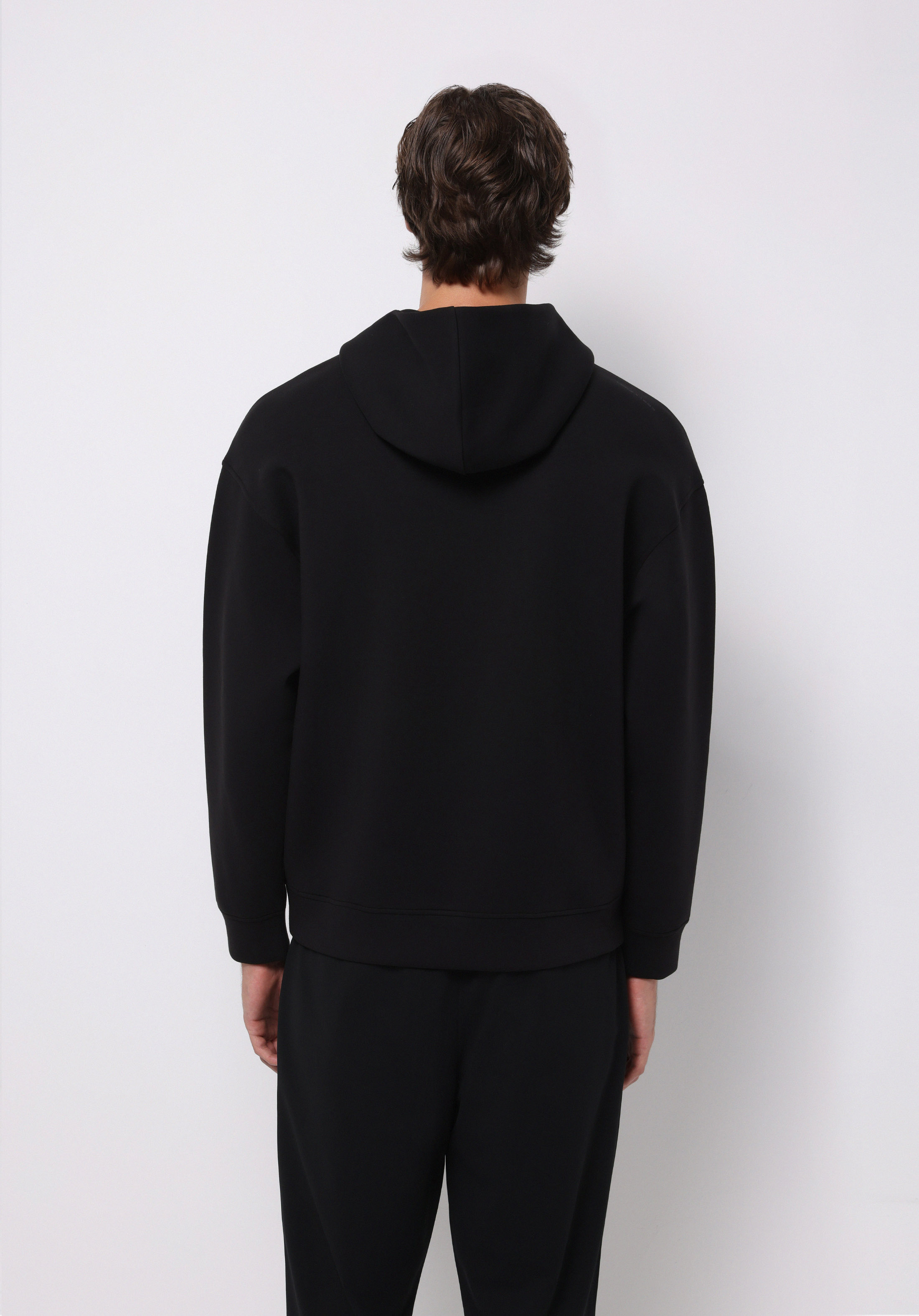 Oversize Fit   Erkek Siyah Sweatshirt