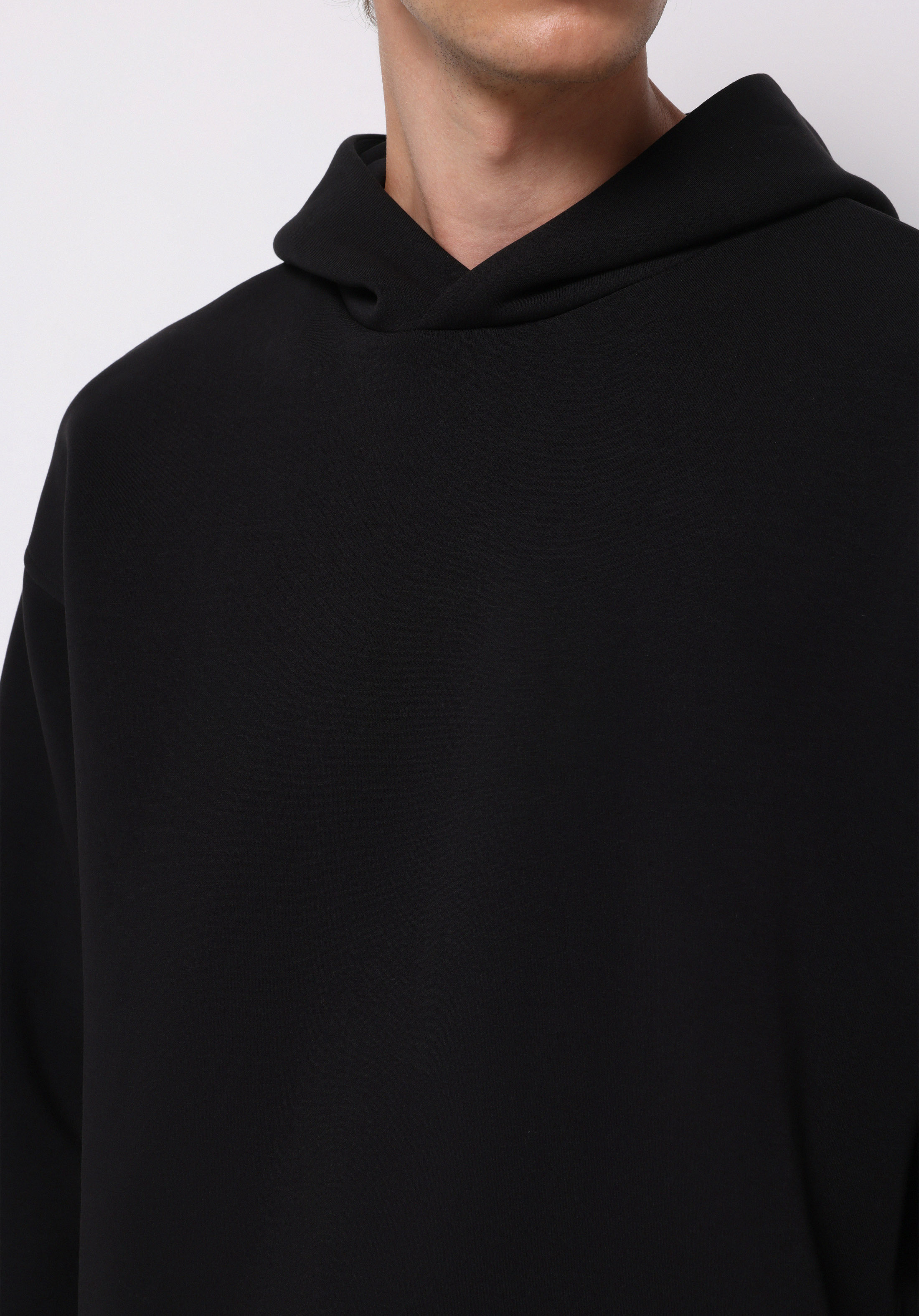 Oversize Fit   Erkek Siyah Sweatshirt