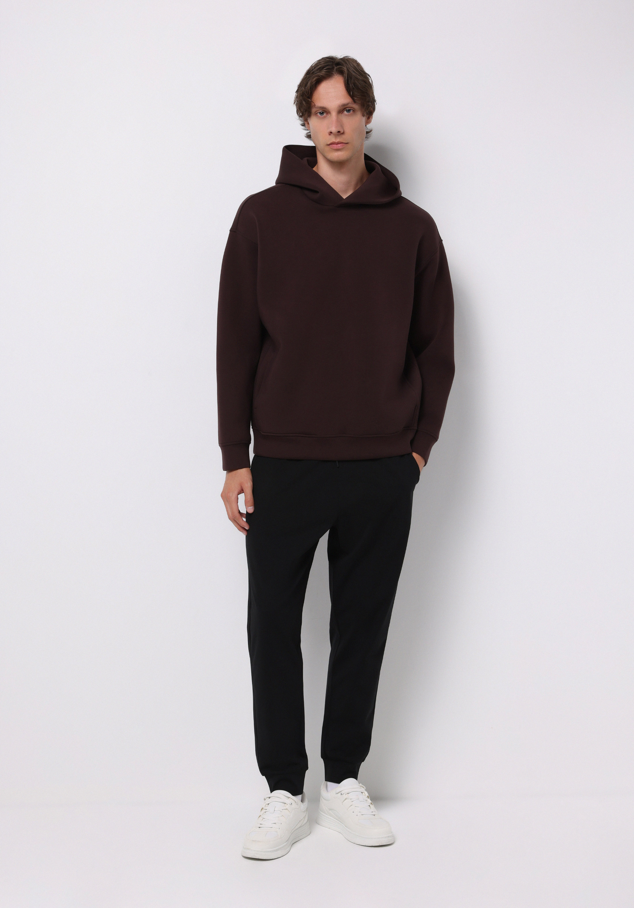 Oversize Fit   Erkek Mor Sweatshirt