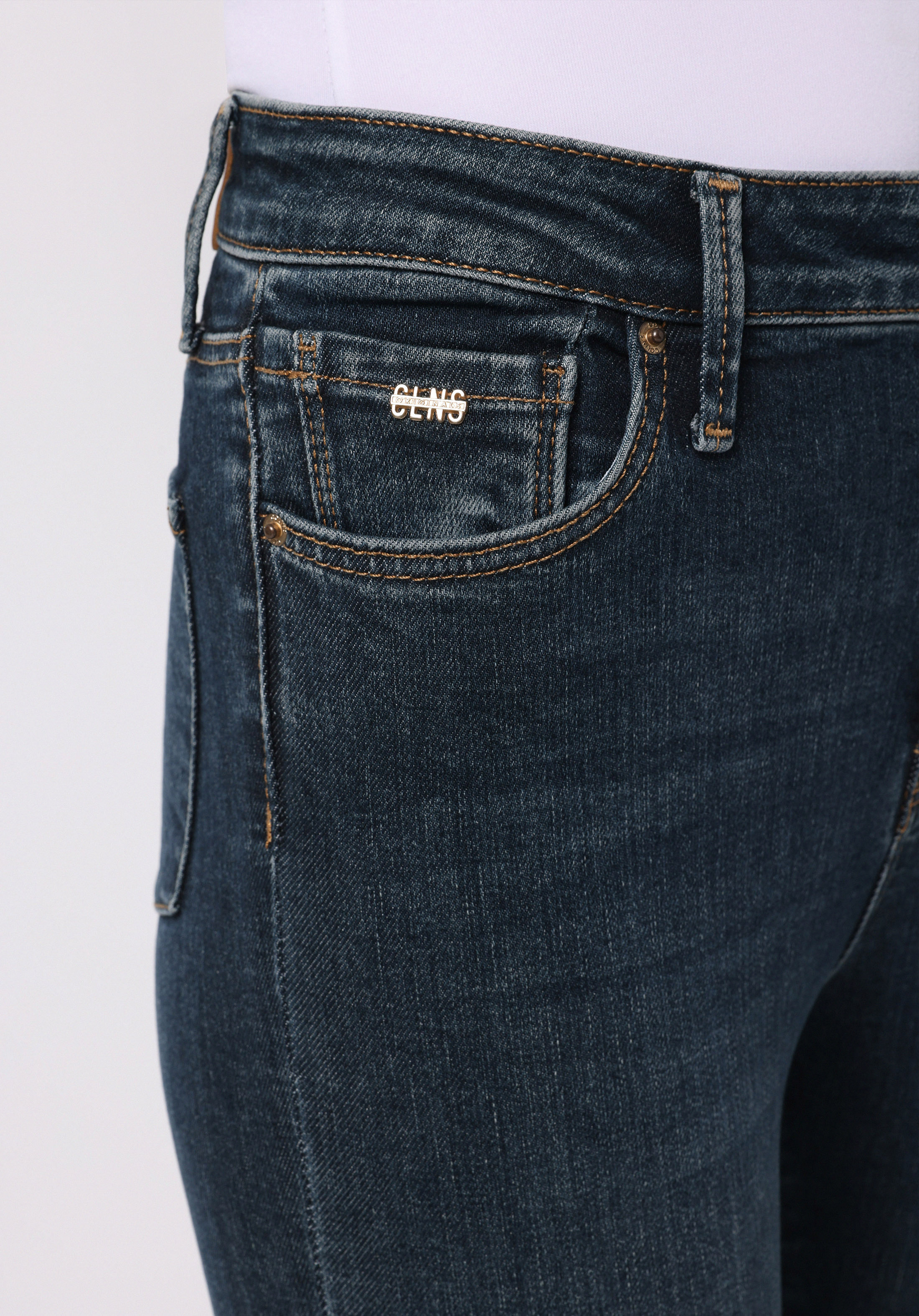 Skinny Fit   Kadın Koyu İndigo Jean Pantolon