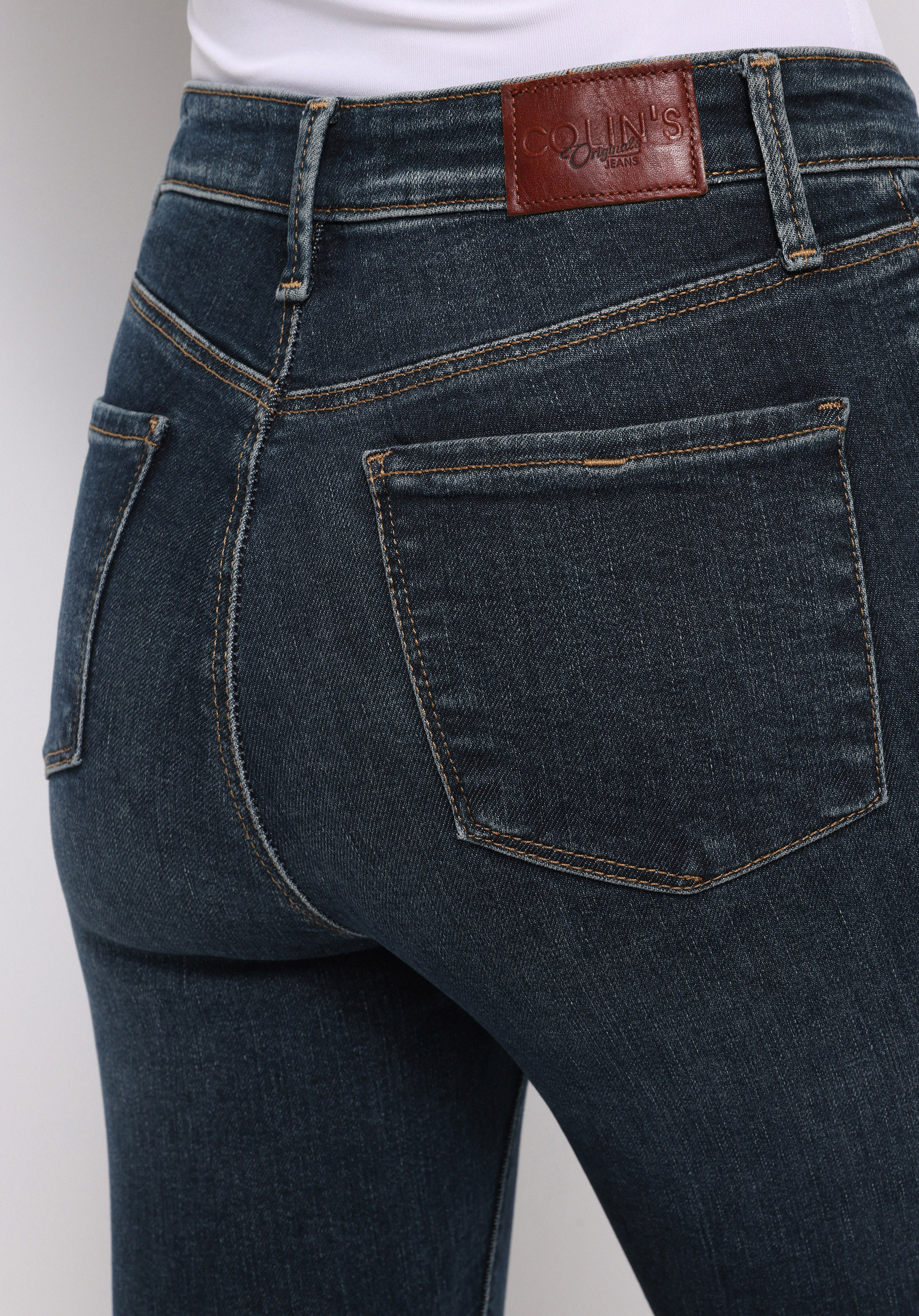 Skinny Fit   Kadın Koyu İndigo Jean Pantolon