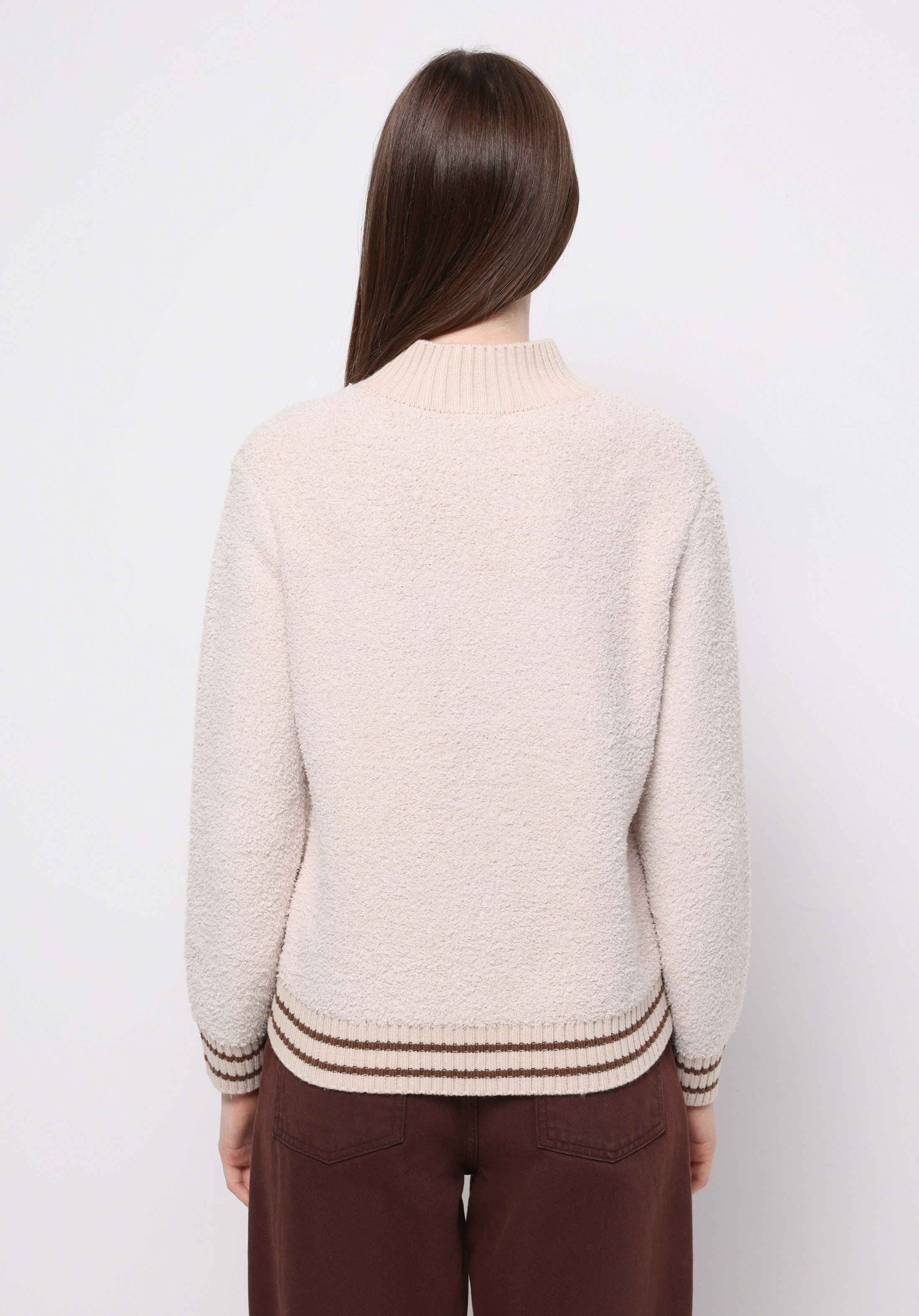 Regular Fit   Kadın Bej Hırka