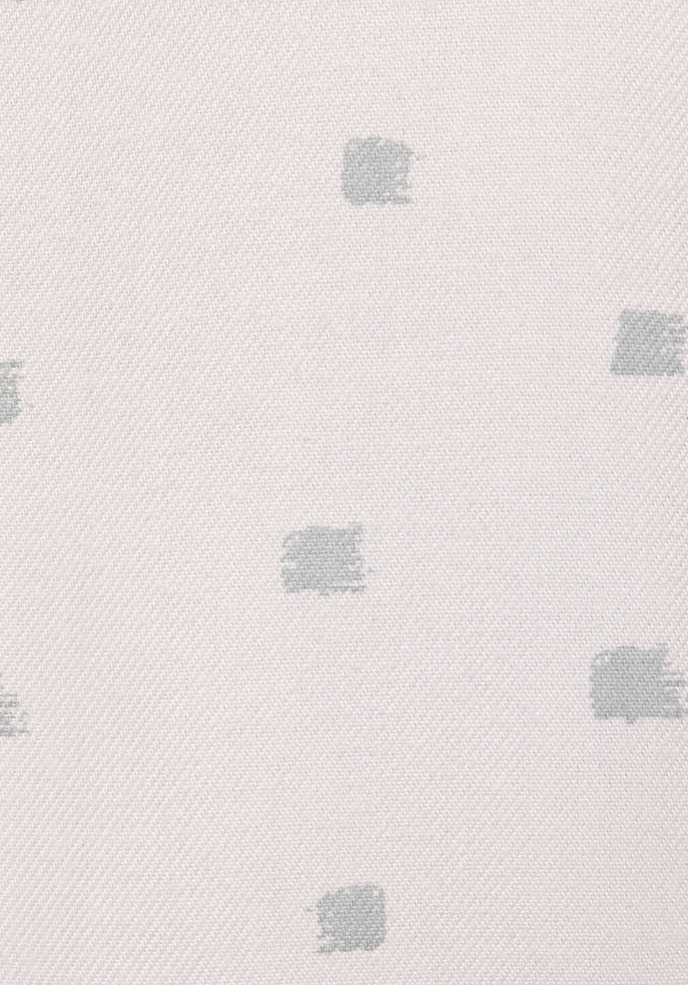 Relax Fit Shirt Neck Baskılı Kadın Ekru Uzun Kol Gömlek