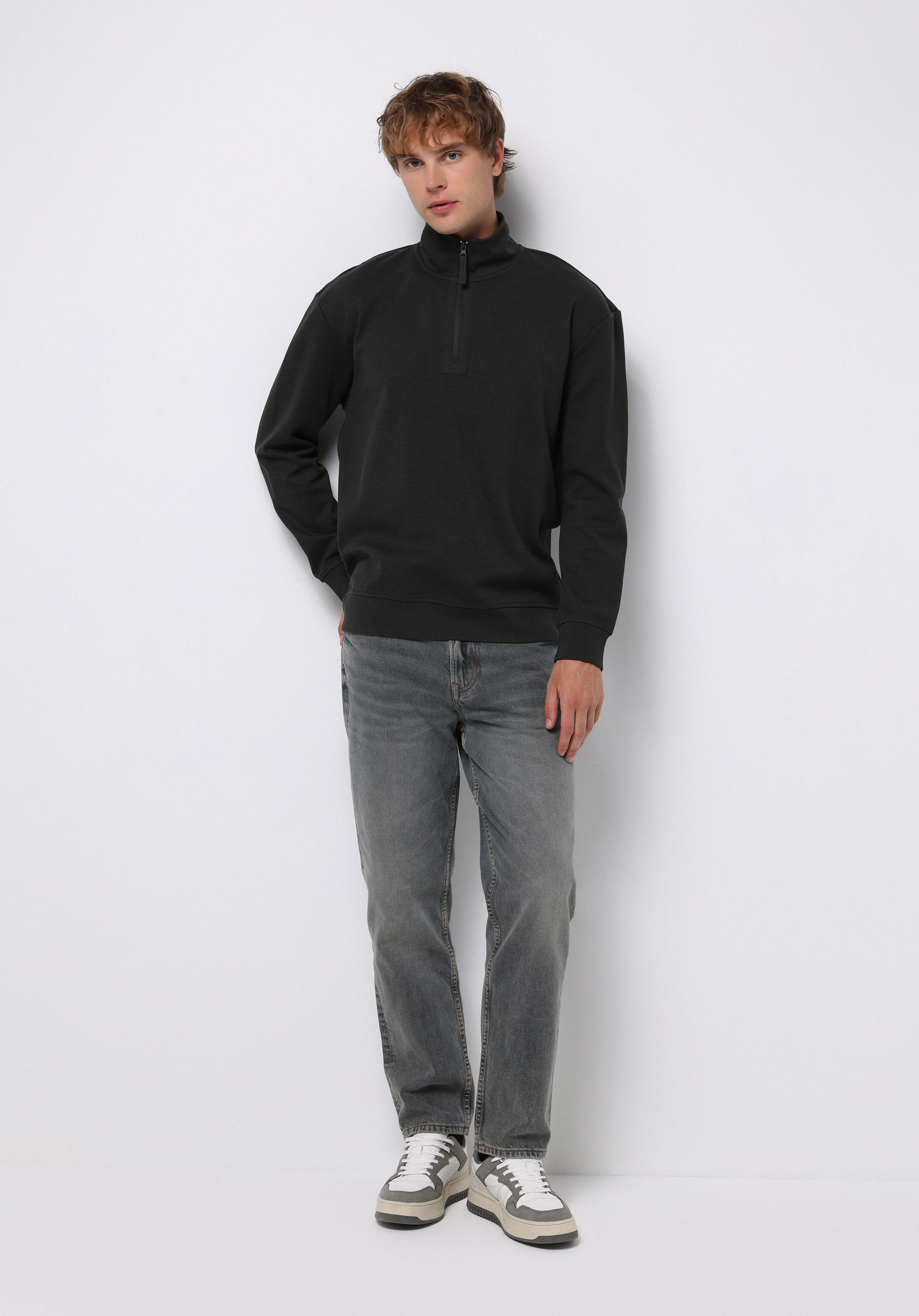 Comfort Fit   Erkek Yeşil Sweatshirt