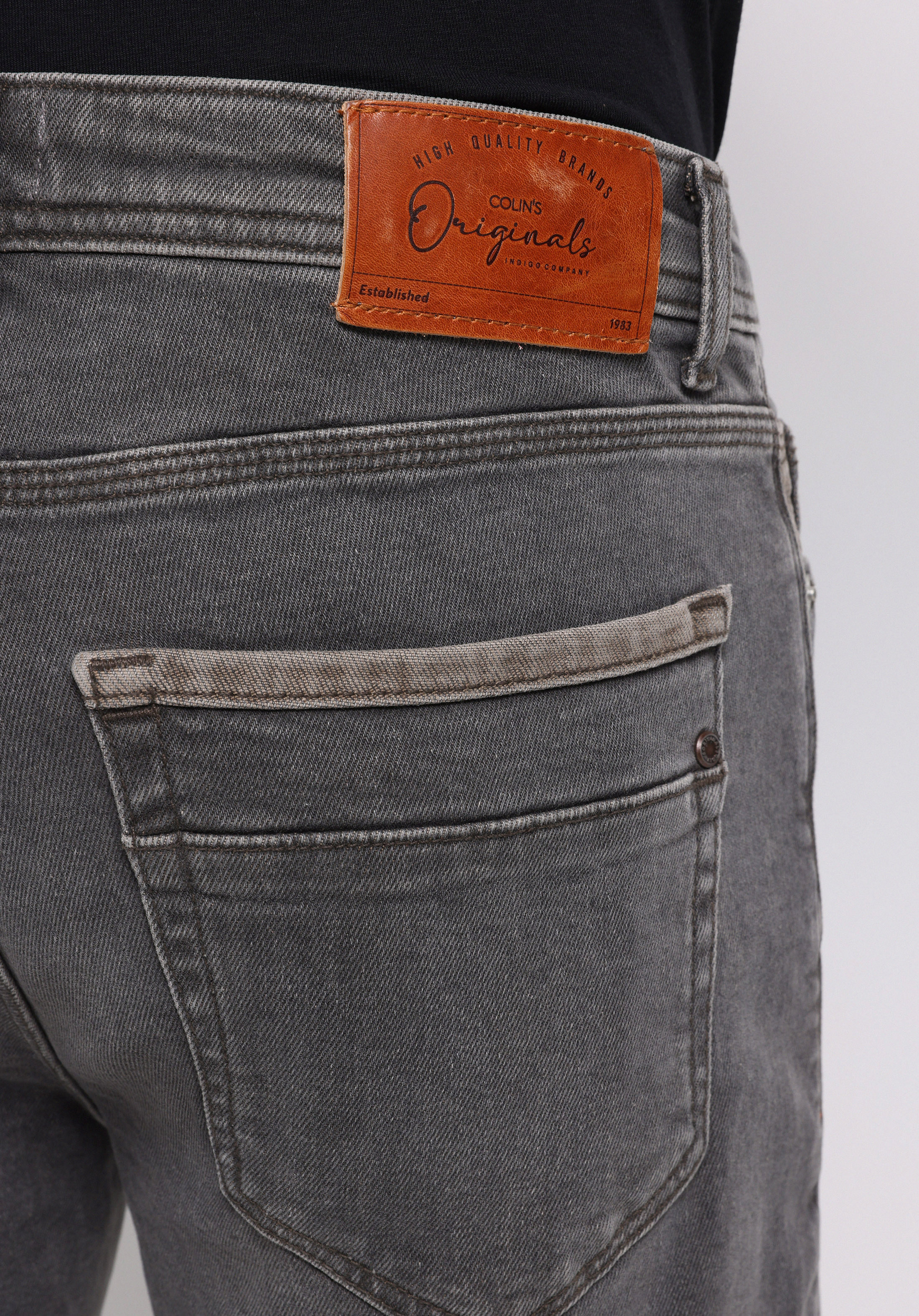 Regular Fit Orta Bel Düz Paça Erkek Siyah Jean Pantolon