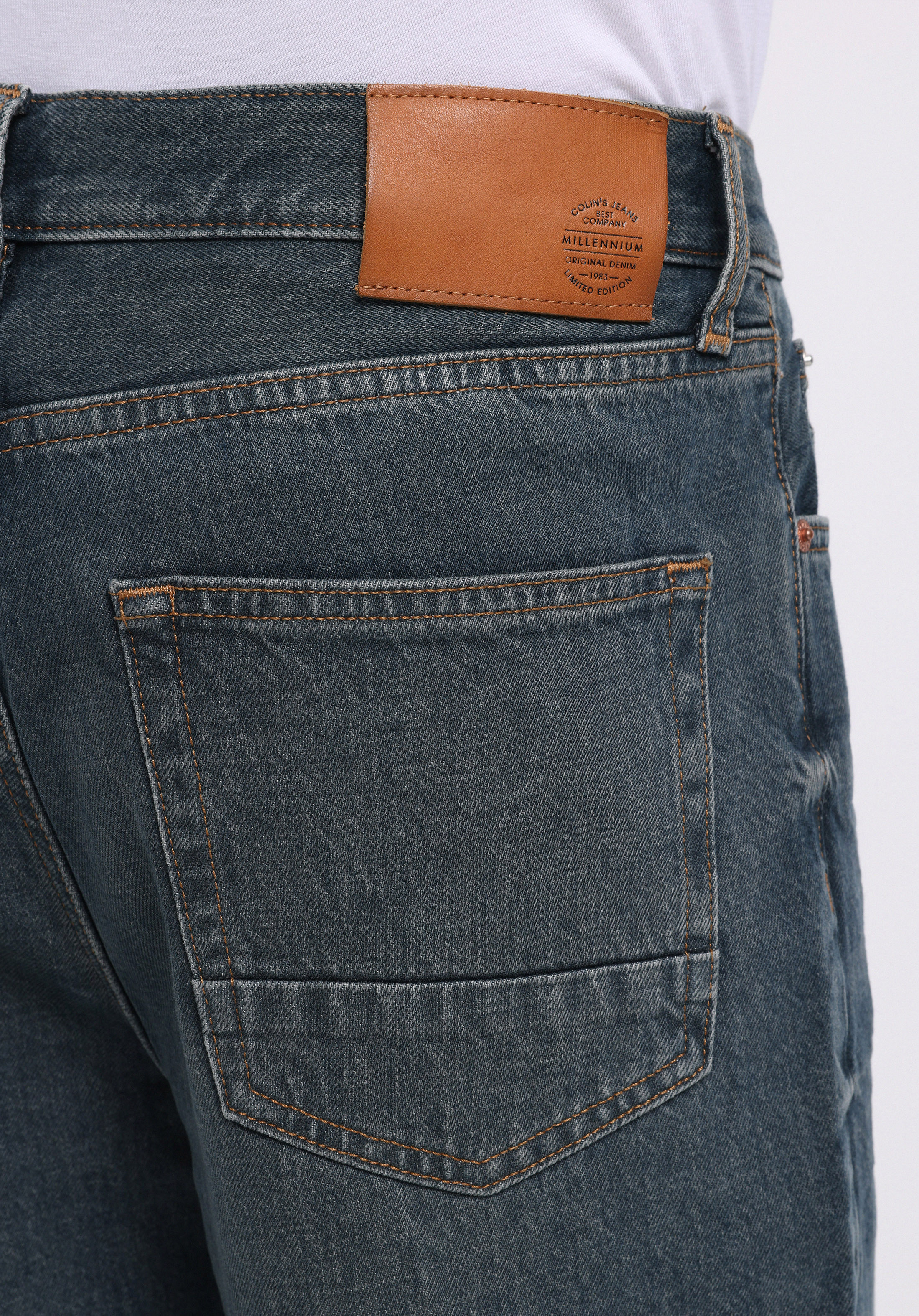 Loose Relaxed Fit   Erkek İndigo Jean Pantolon