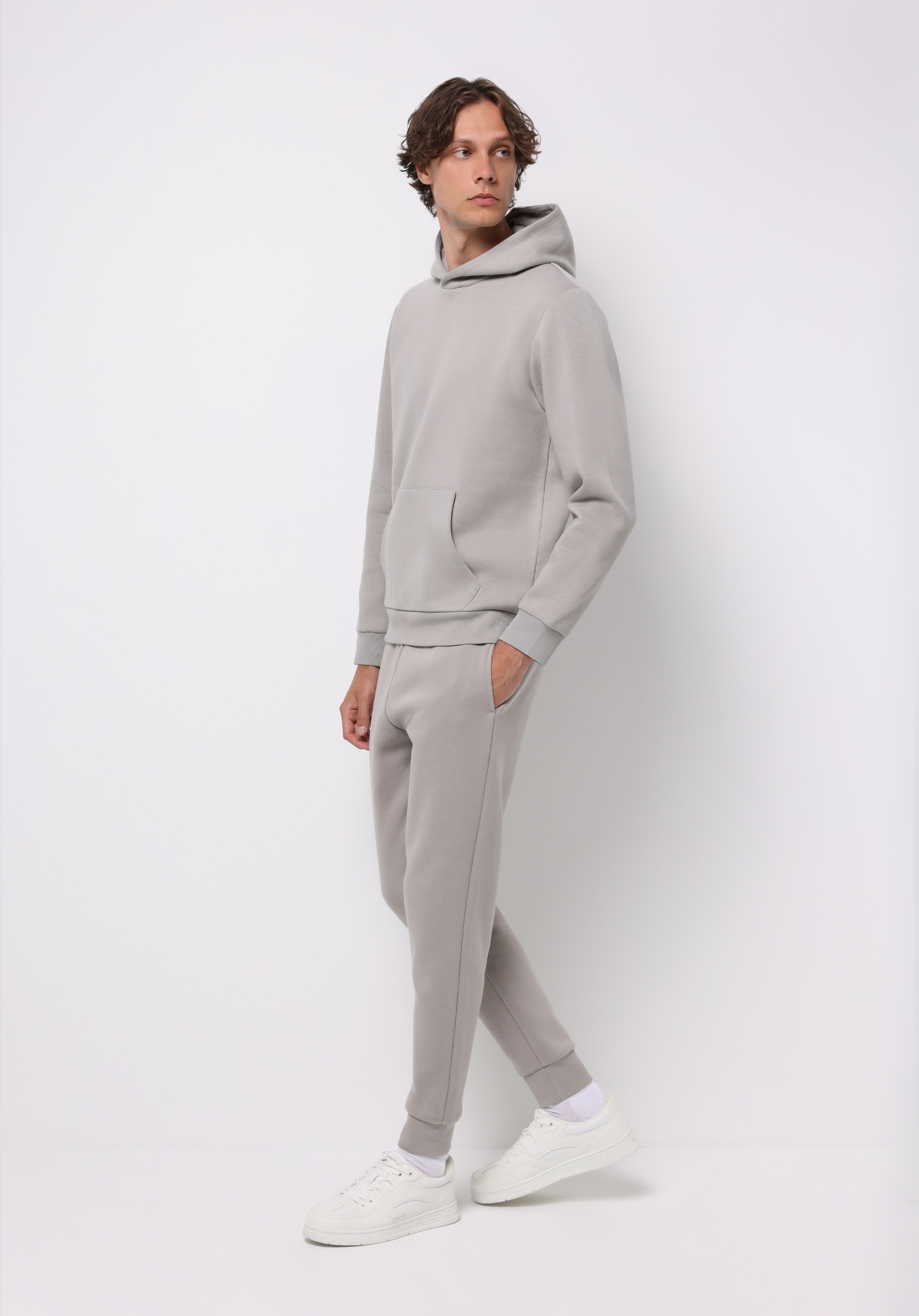 Regular Fit   Erkek Gri Sweatshirt