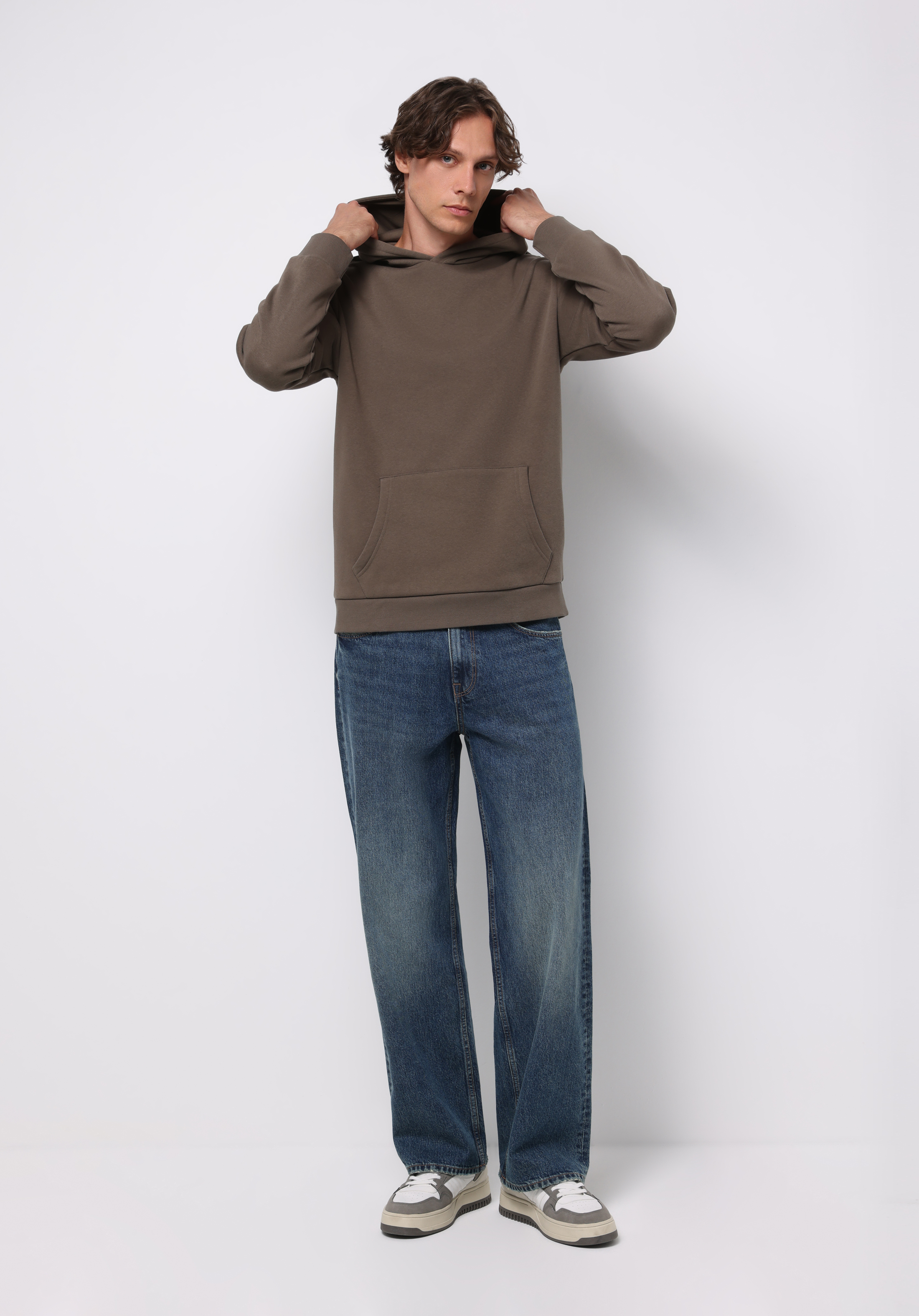 Regular Fit   Erkek Gri Sweatshirt