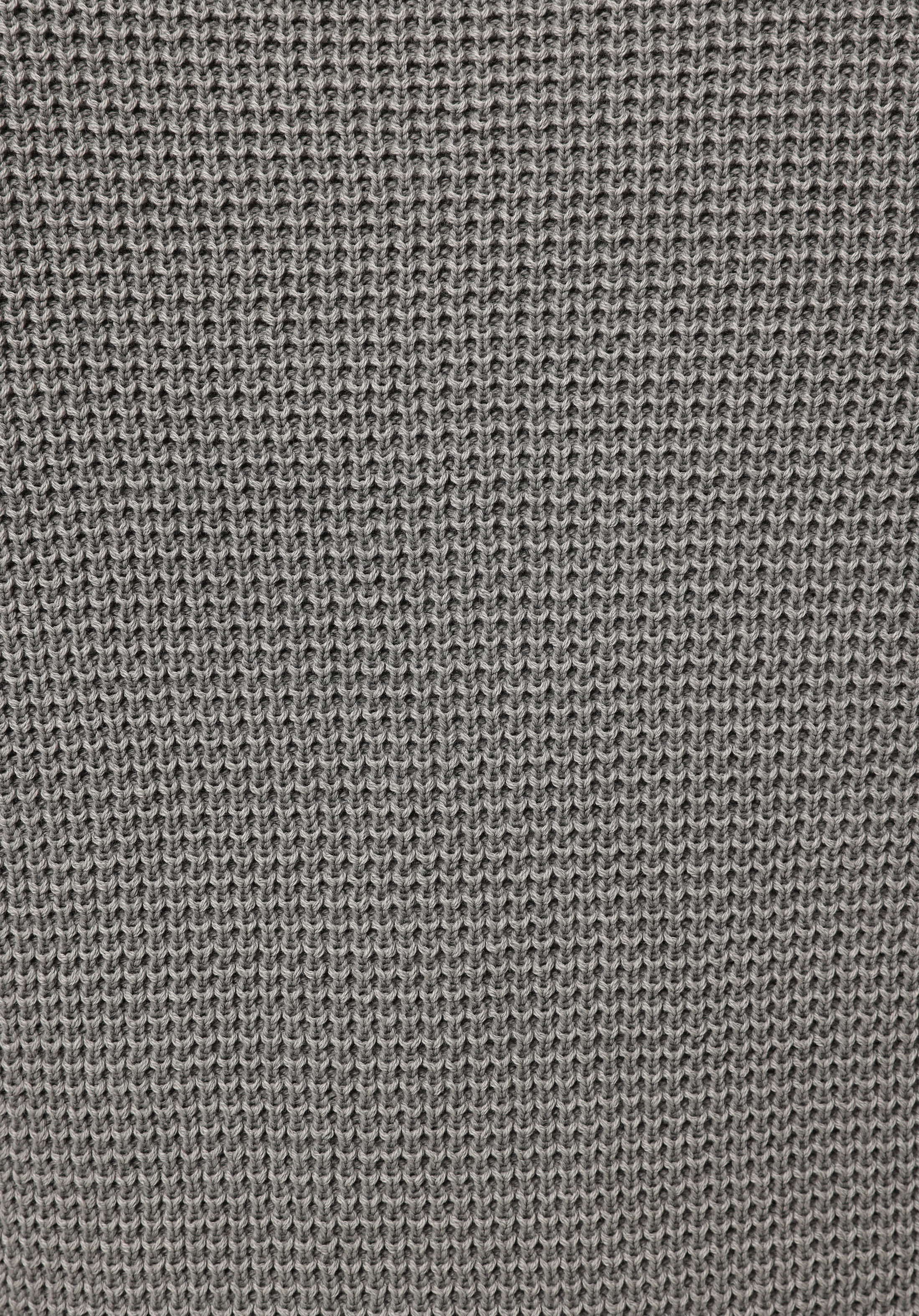 Regular Fit Yuvarlak Yaka Jakarlı Erkek Yeşil Kazak