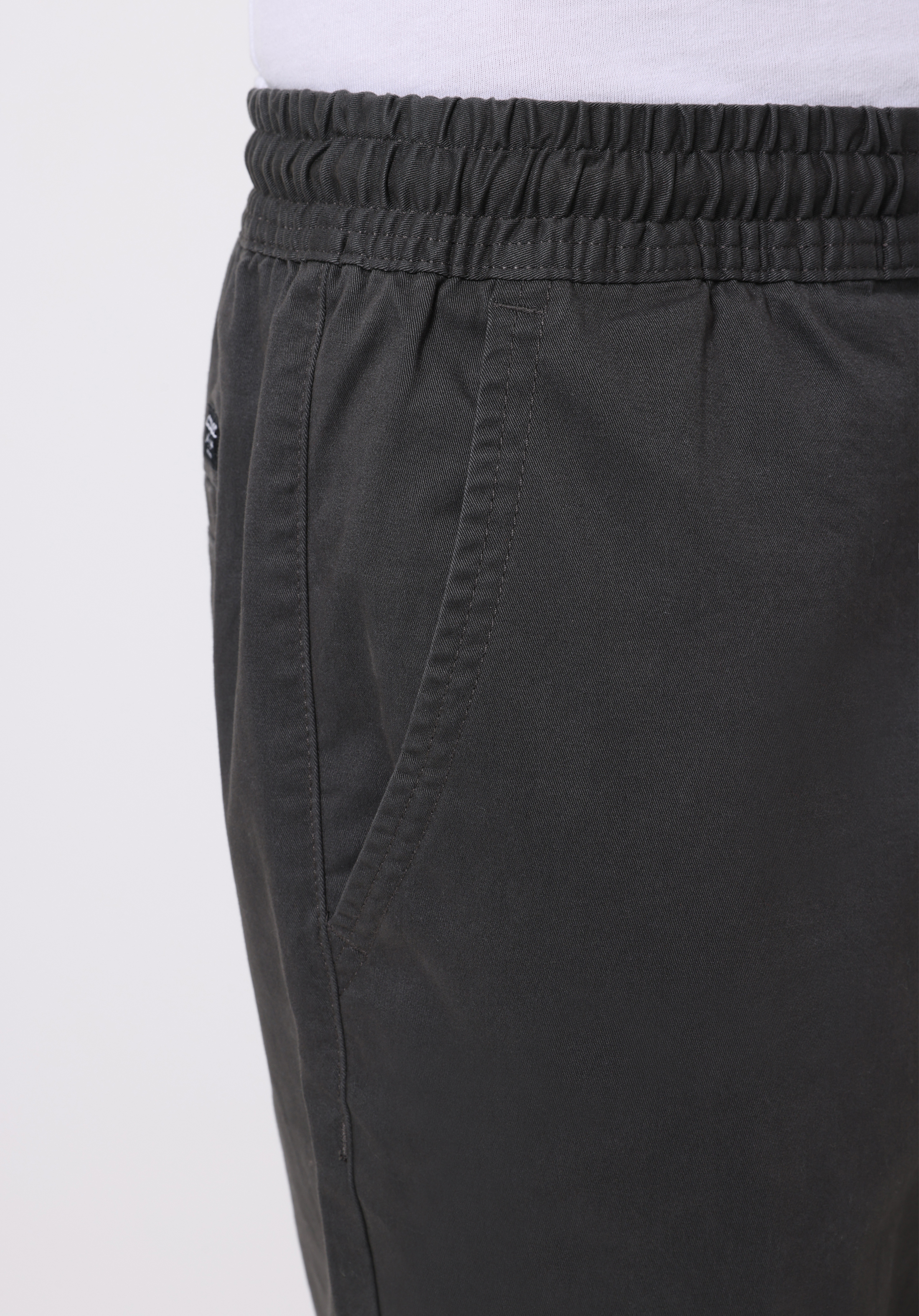 Cargo Fit Orta Bel Lastikli Paça Erkek Antrasit  Pantolon